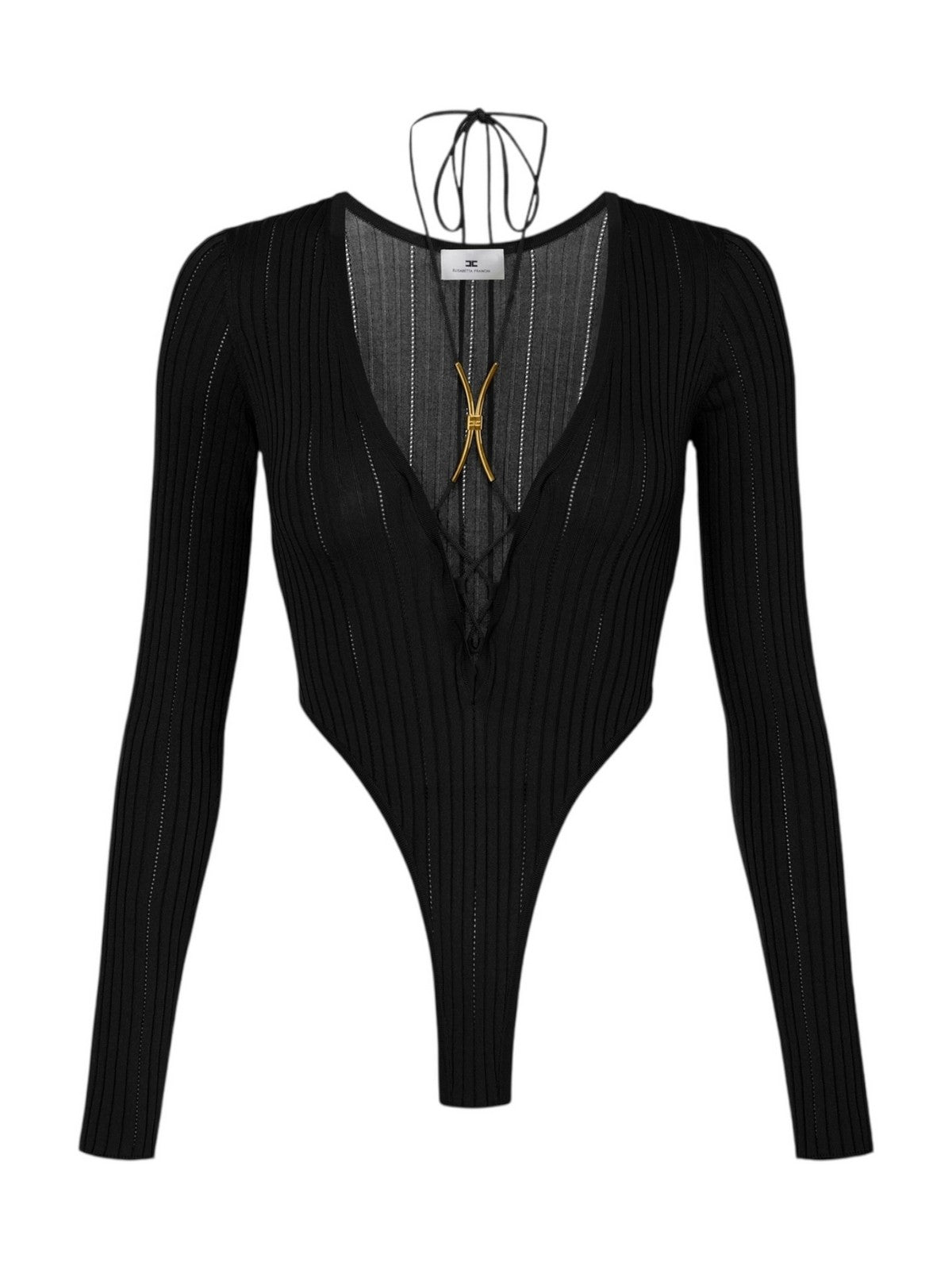 ELISABETTA FRANCHI Body Donna BK83S61E2 110 Nero gioboutiqueweb