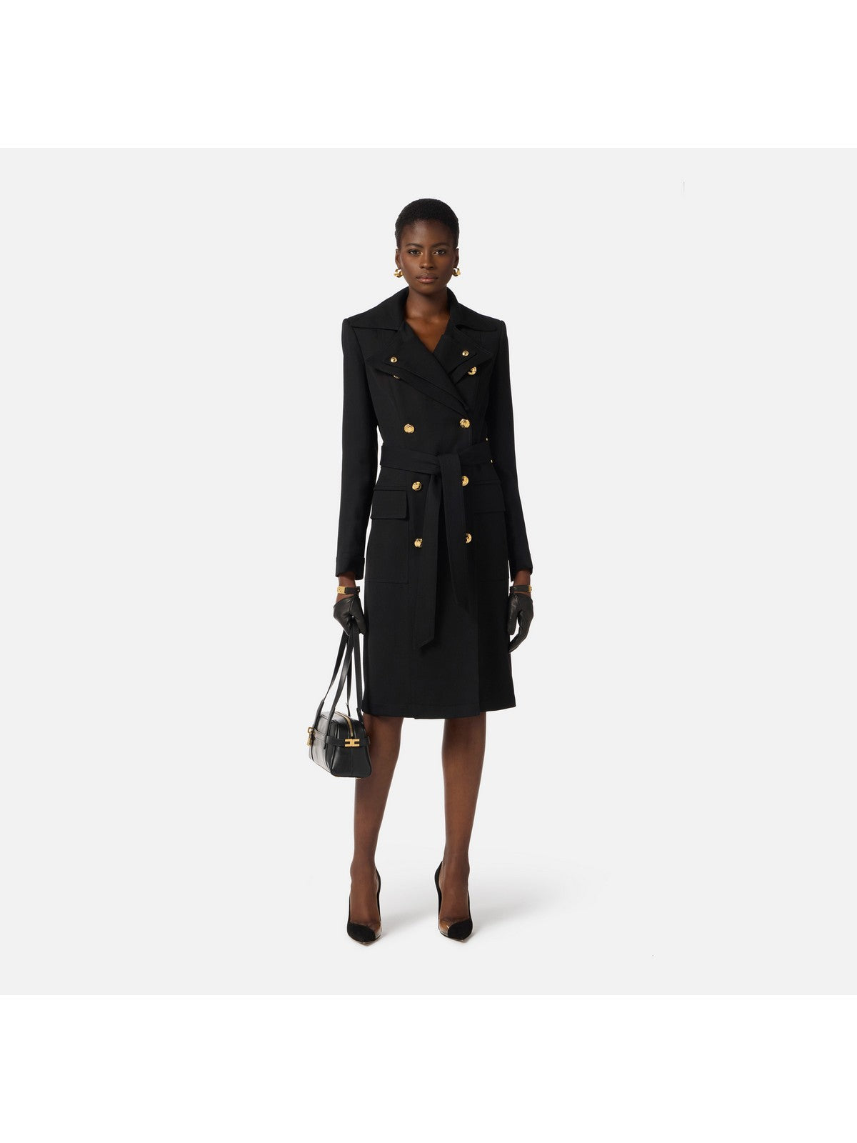 ELISABETTA FRANCHI Trench Donna SP00561E2 110 NERO S