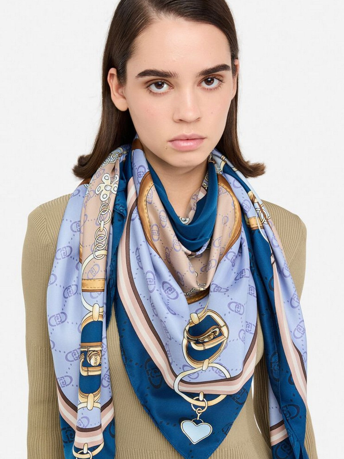 LIU JO SOFT Foulard Donna 2F5078T0300 94041 Lapis blue