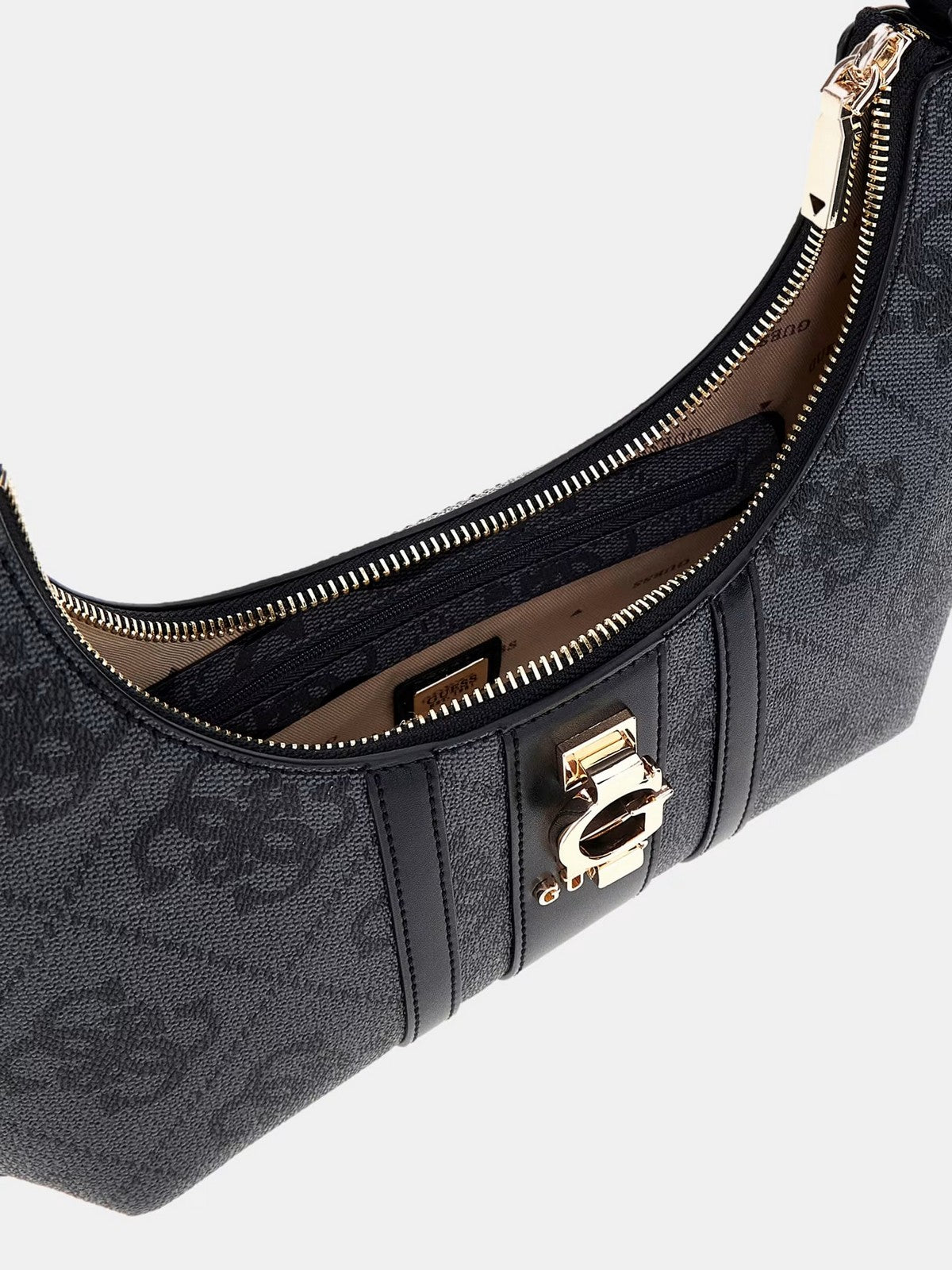 GUESS Borsa Donna ERENIA TOP ZIP SHOULDER BAG HWSO78 38180 CLO COAL LOGO
