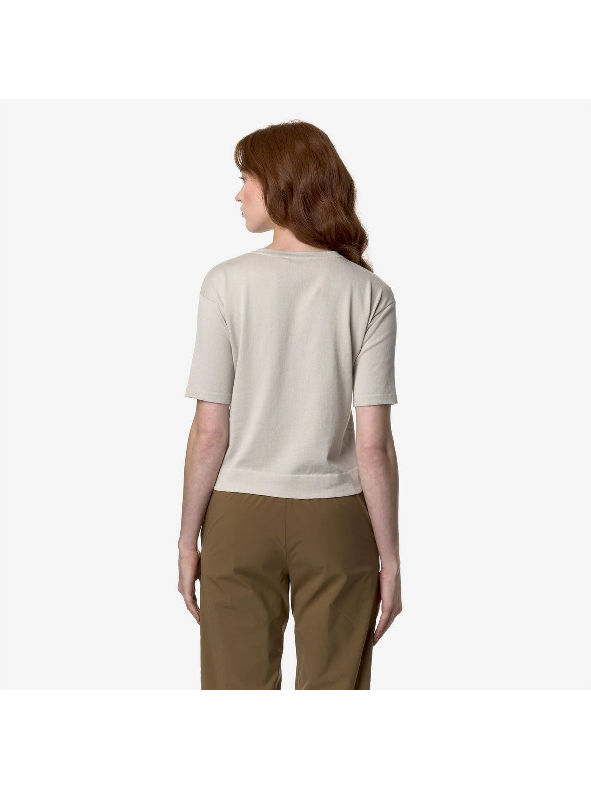 K-WAY T-Shirt e Polo Donna Esmer K4126PW 634 Beige