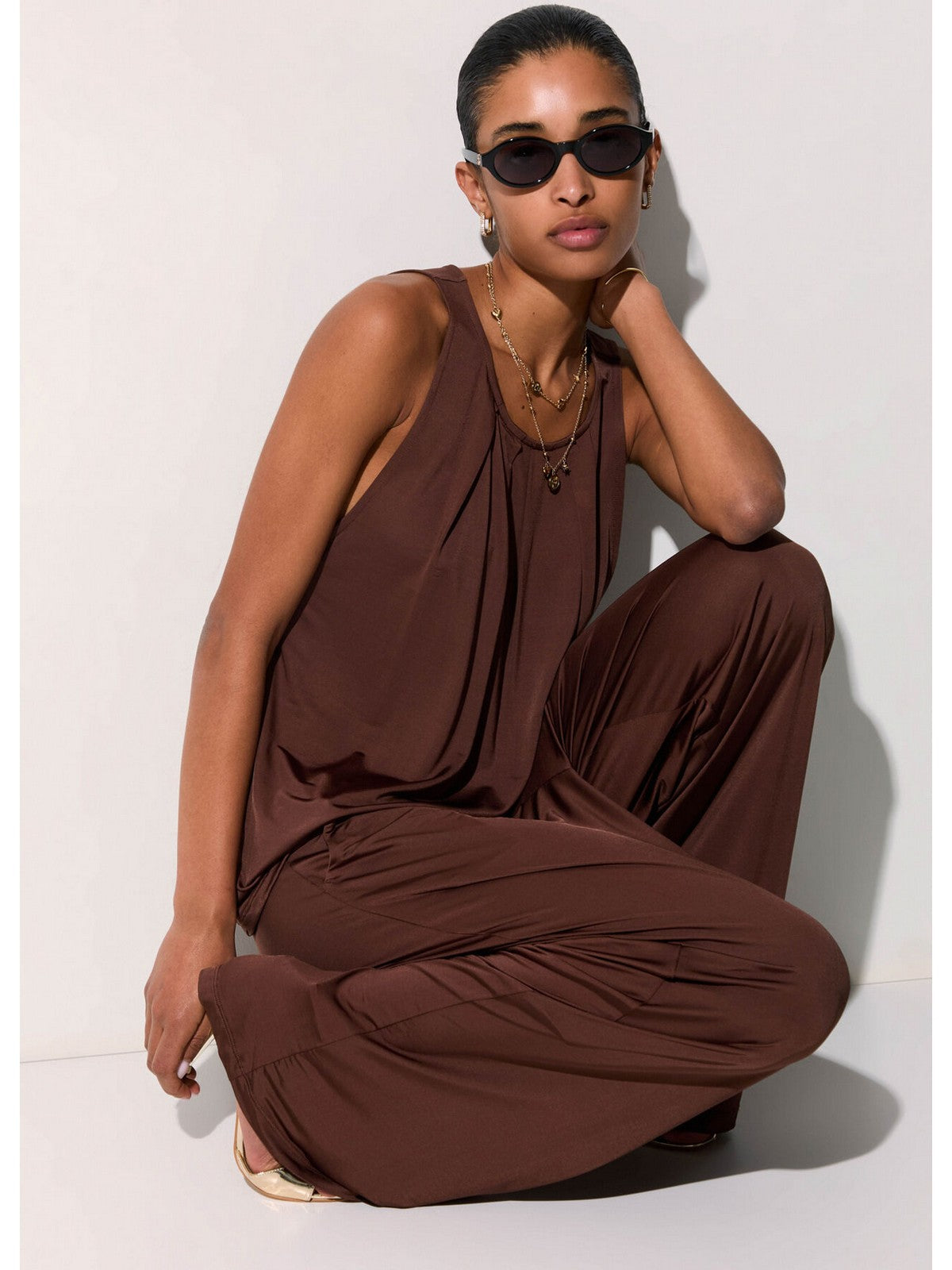 LIU JO BEACHWEAR Top Donna VA6158J3888 91118 TERRA