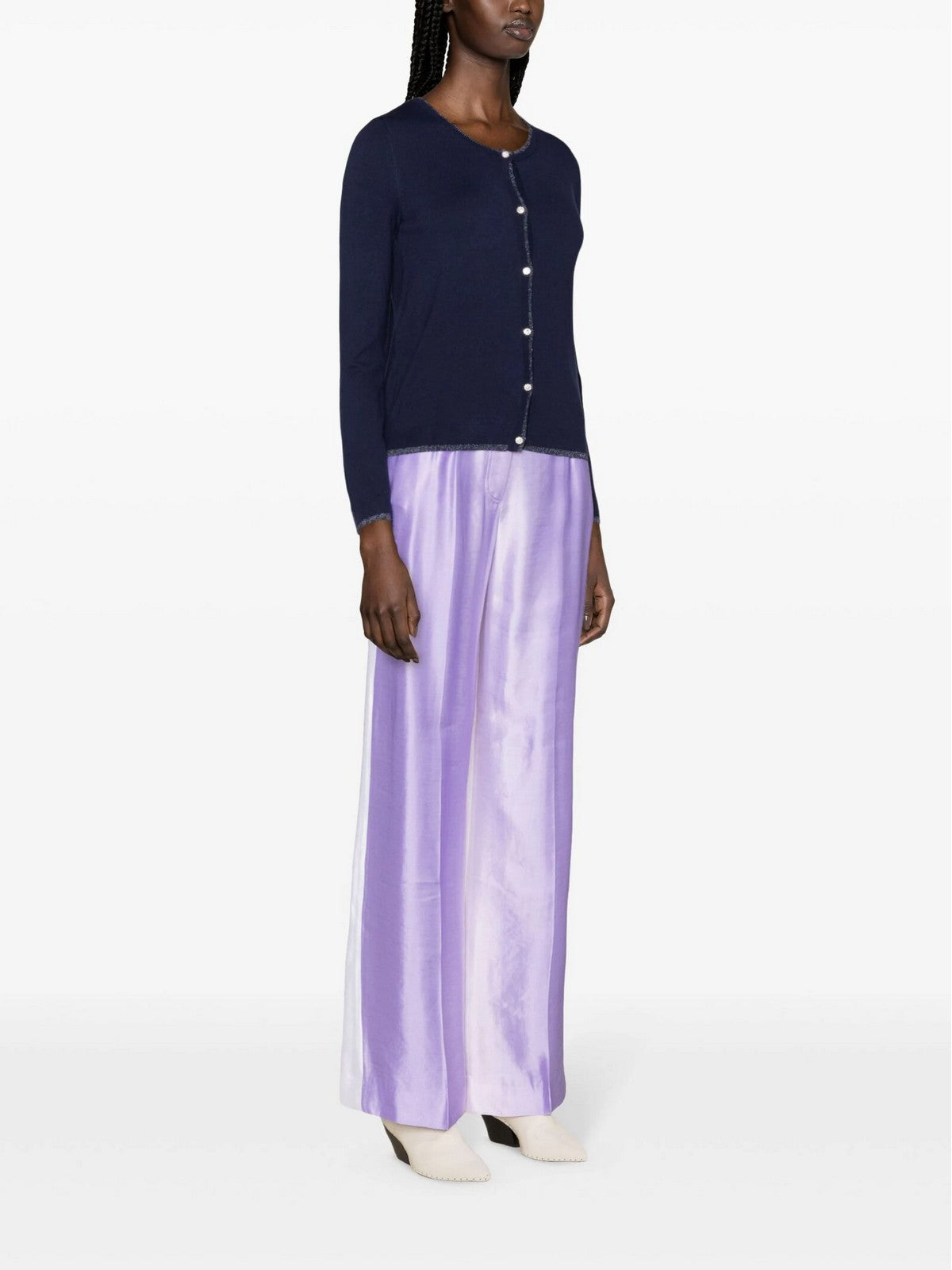 LIU JO WHITE Cardigan Donna MA4076MS49I 93831 Blu