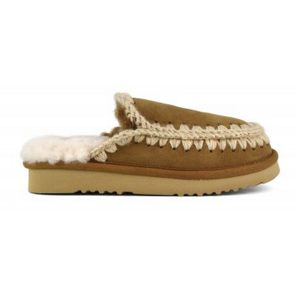 MOU Ciabatta Donna Eskimo slipper MU.FW101125A COG COGNAC gioboutiqueweb
