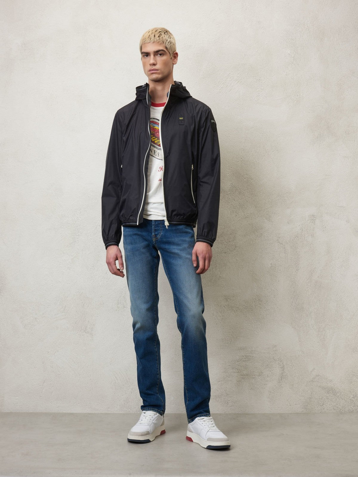 Blauer Men's Jacket 24Sbluc11060 006007 999 Negro