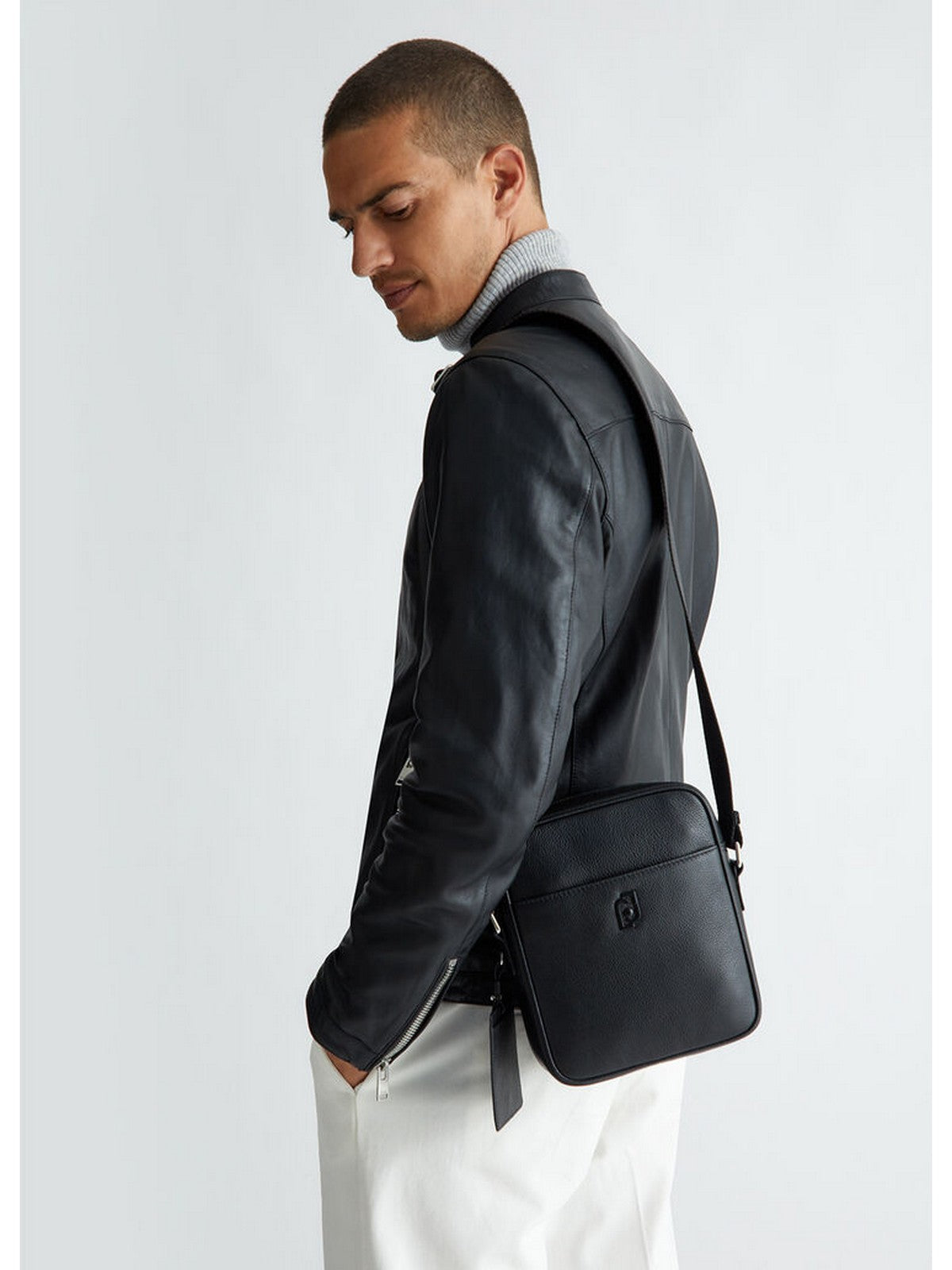 LIU JO UOMO Tracolla Uomo DF4013P0371 22222 Nero gioboutiqueweb