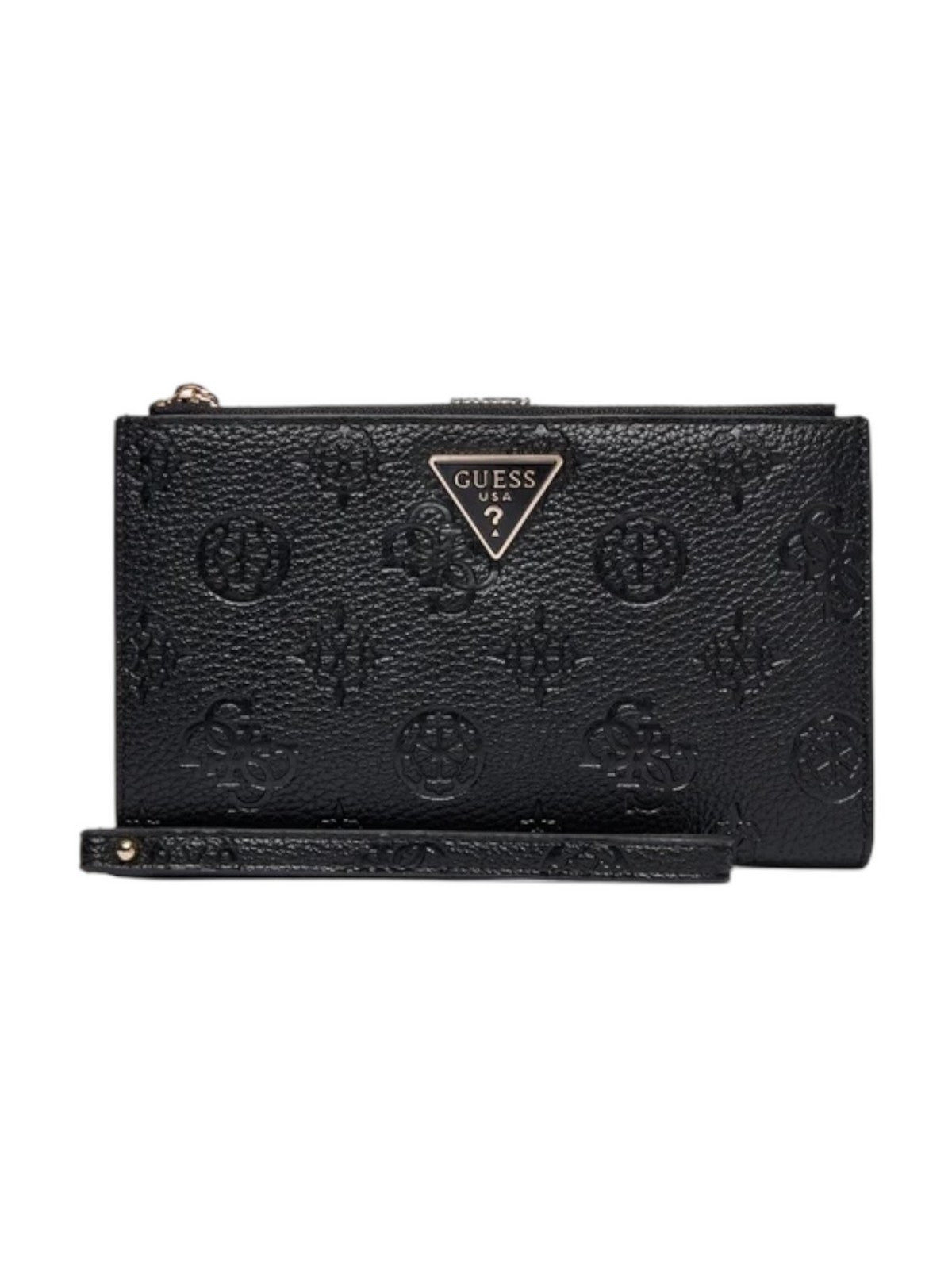 GUESS Portafoglio Donna CRESIDIA II SLG DBL ZIP ORGNZR SWPD98 88157 BLO BLACK LOGO gioboutiqueweb
