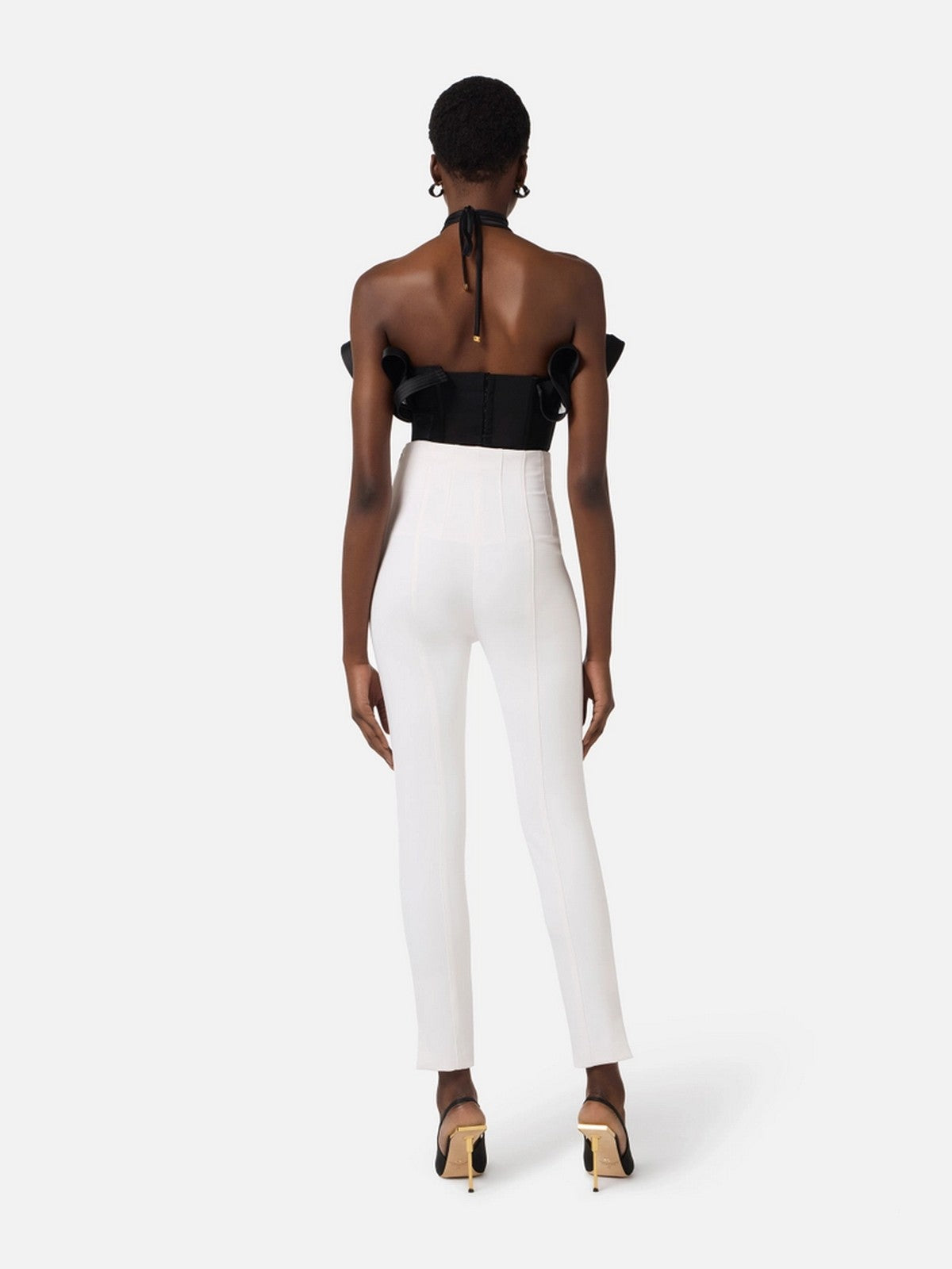 ELISABETTA FRANCHI Top Donna TO03962E2 110 Nero gioboutiqueweb