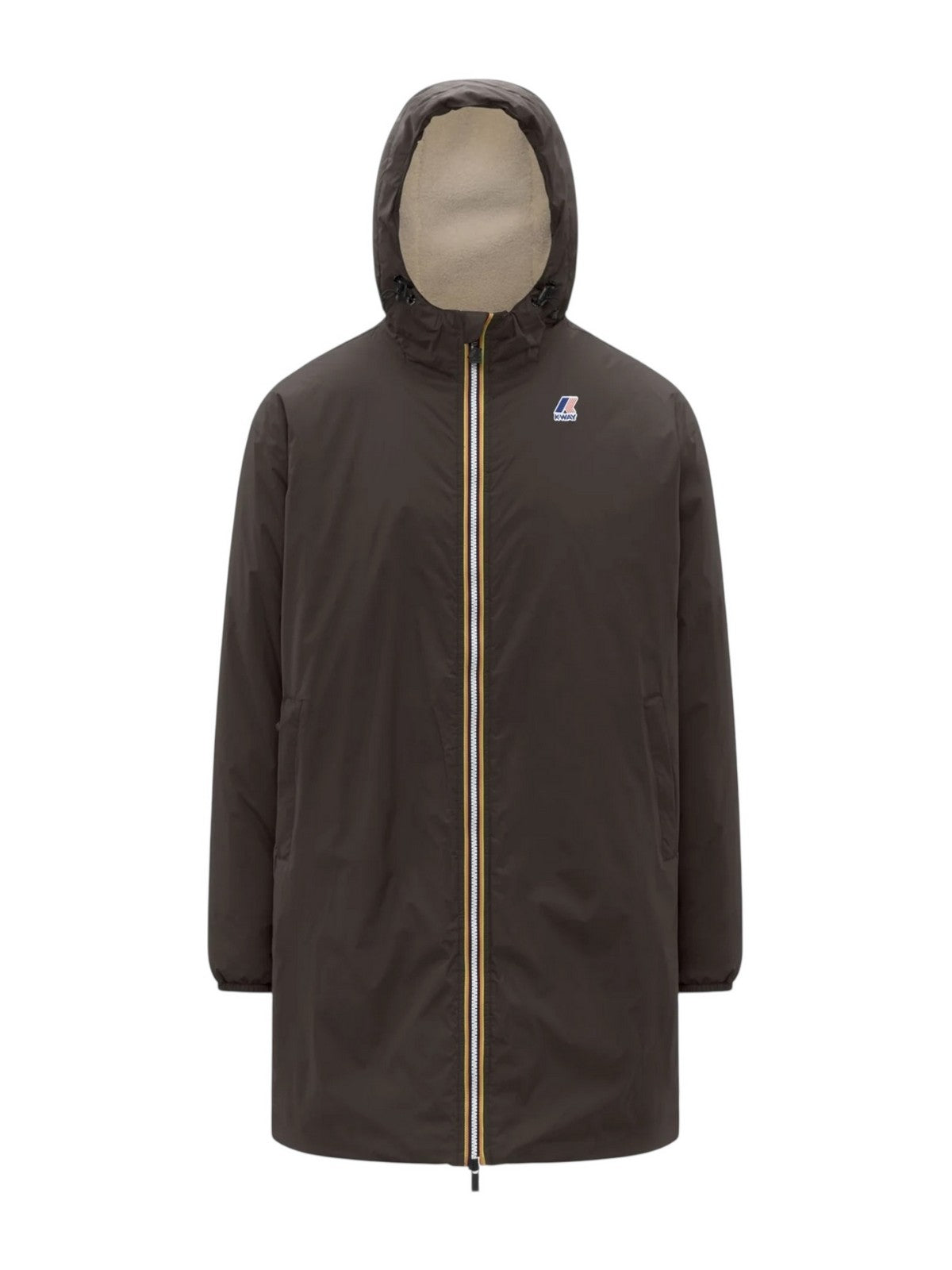 K-WAY Giubbino Uomo LE VRAI 4.0 EIFFEL EAST ORSETT K21516W XRG Black Olive gioboutiqueweb