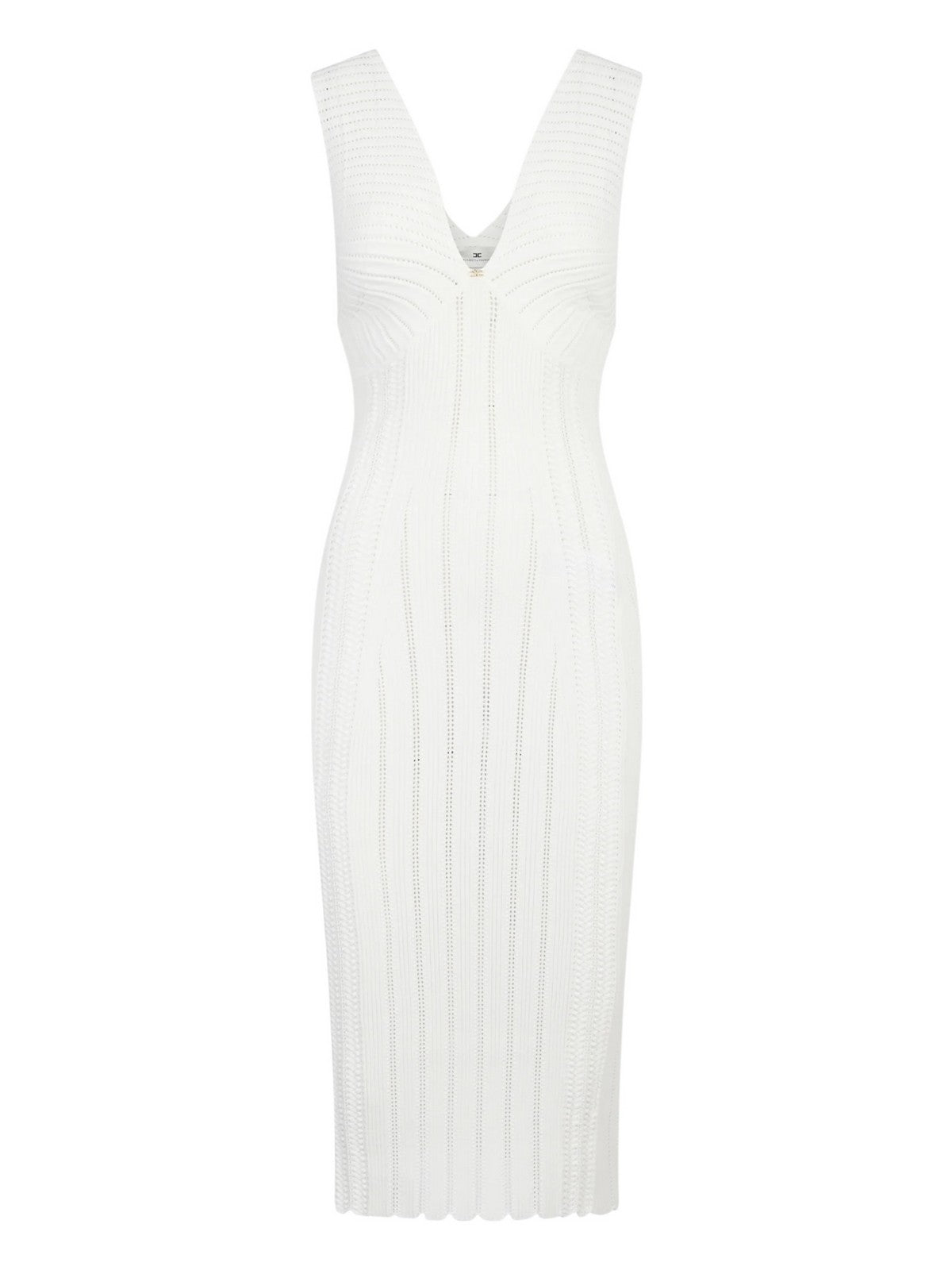 ELISABETTA FRANCHI Abito Donna AM36B62E2 360 Avorio gioboutiqueweb