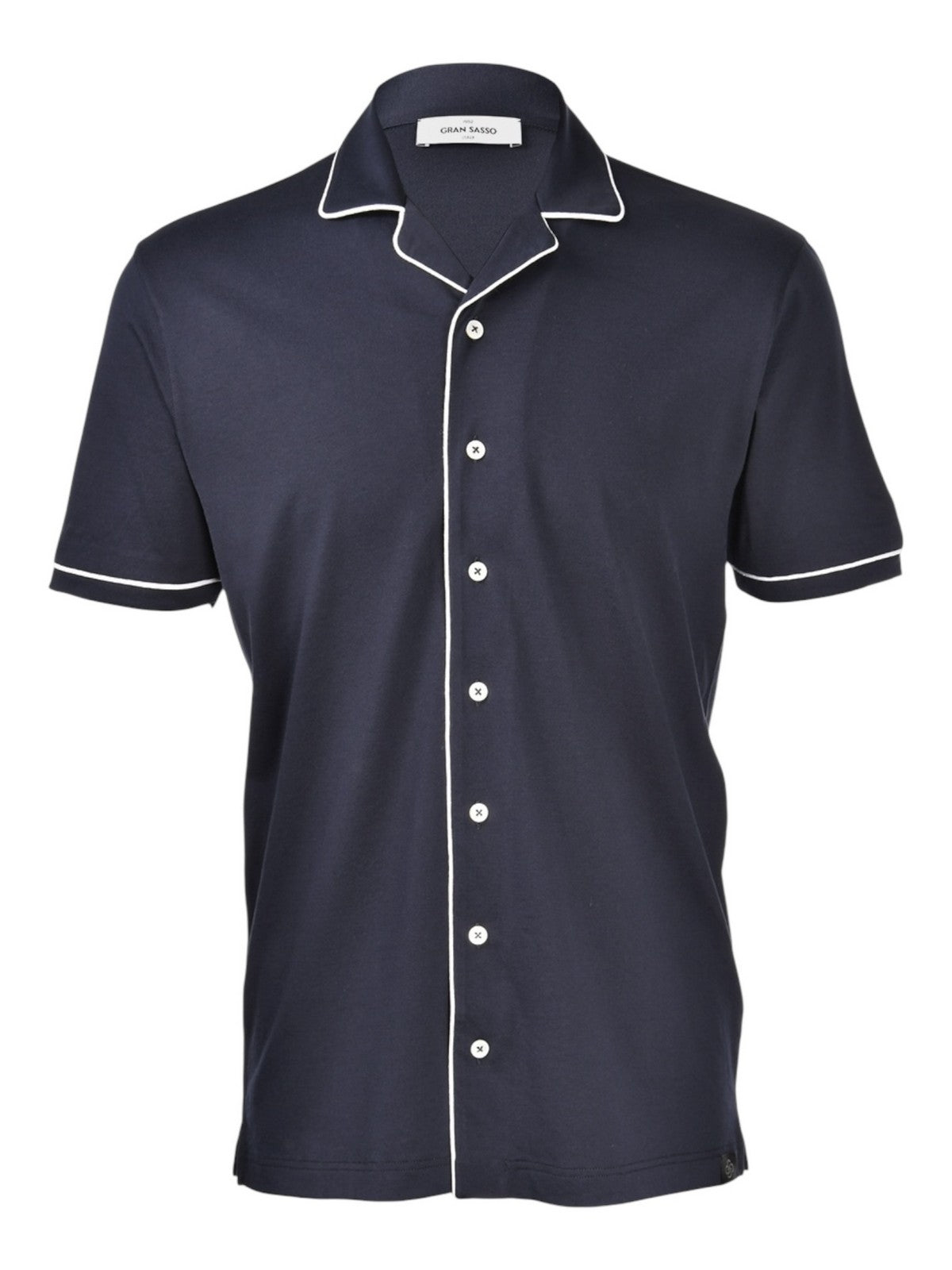 GRAN SASSO Camicia Uomo 60197/73718 590 Blu gioboutiqueweb