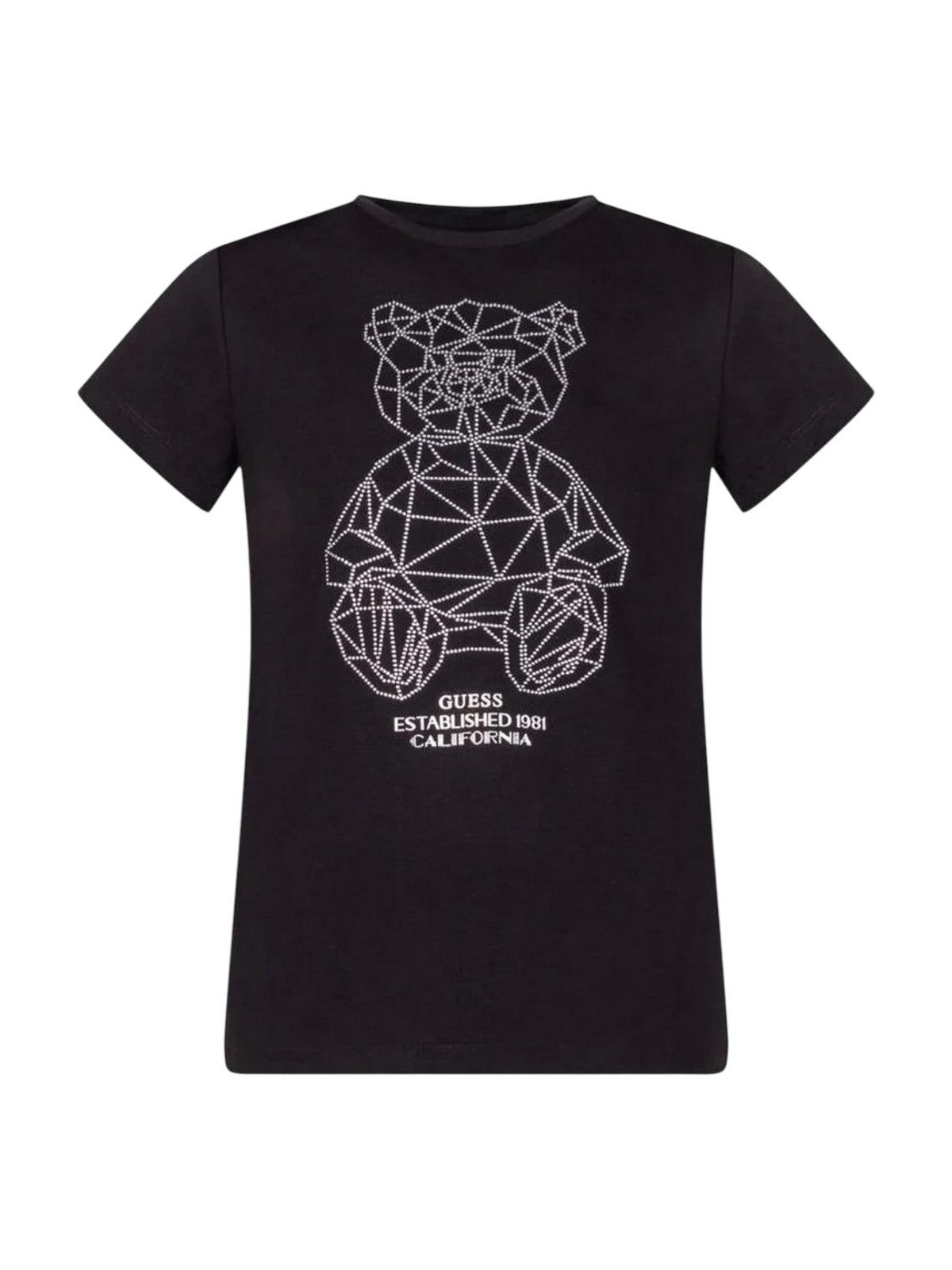 GUESS SPORT T-shirt Donna ROMY SS CN T-SHIRT V6GI12 K3325 JBLK Jet Black A996