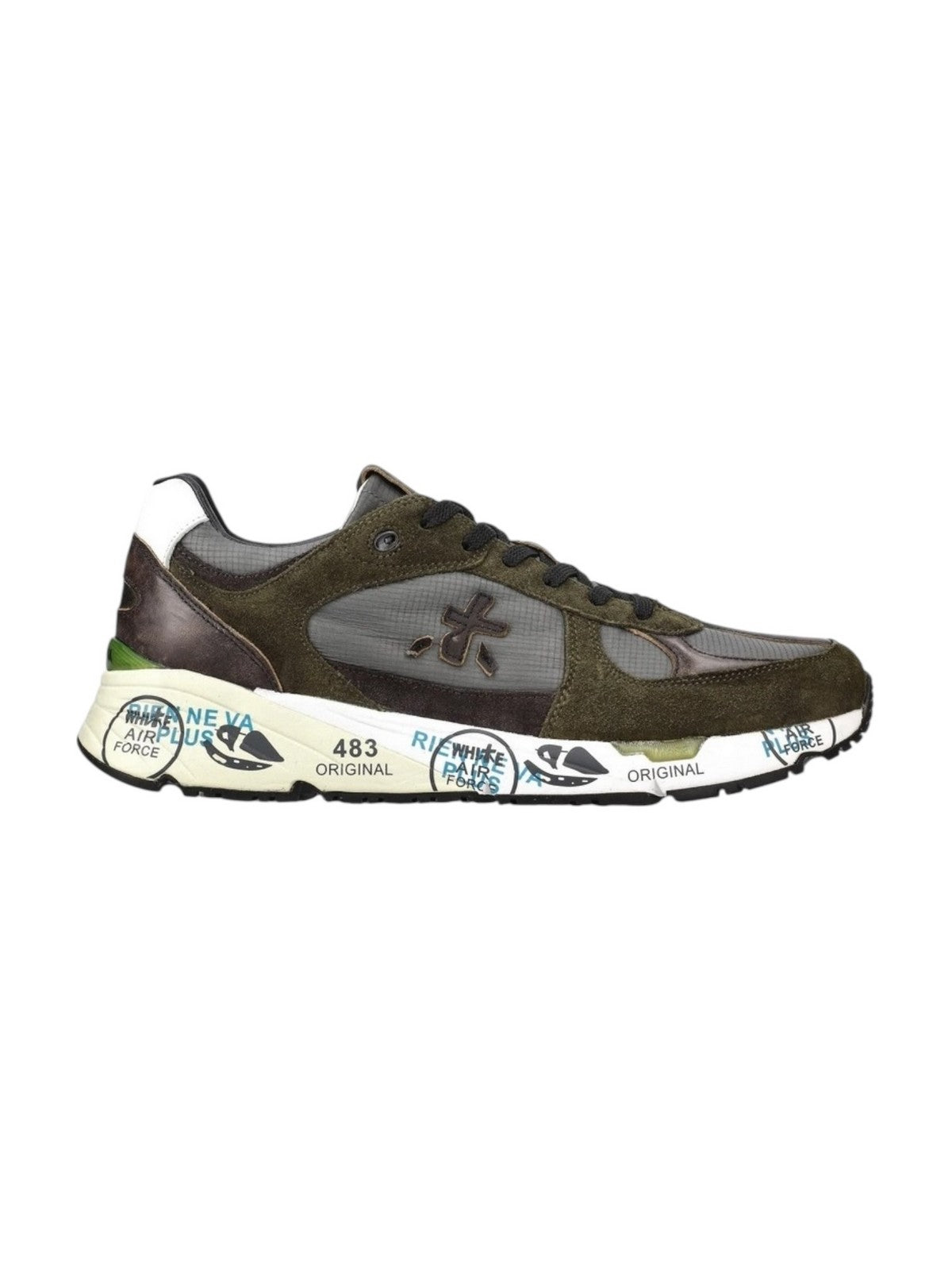PREMIATA Sneaker Uomo MASE VAR 4005 MILITARY GREEN gioboutiqueweb