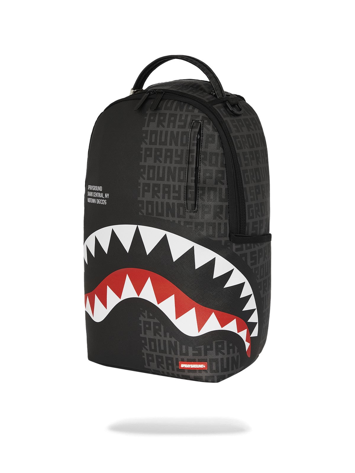 SPRAYGROUND Zaino Uomo SHARK CENTRAL SPLIT INFINITY DLXSV BACKPACK 910B6249NSZ Nero gioboutiqueweb