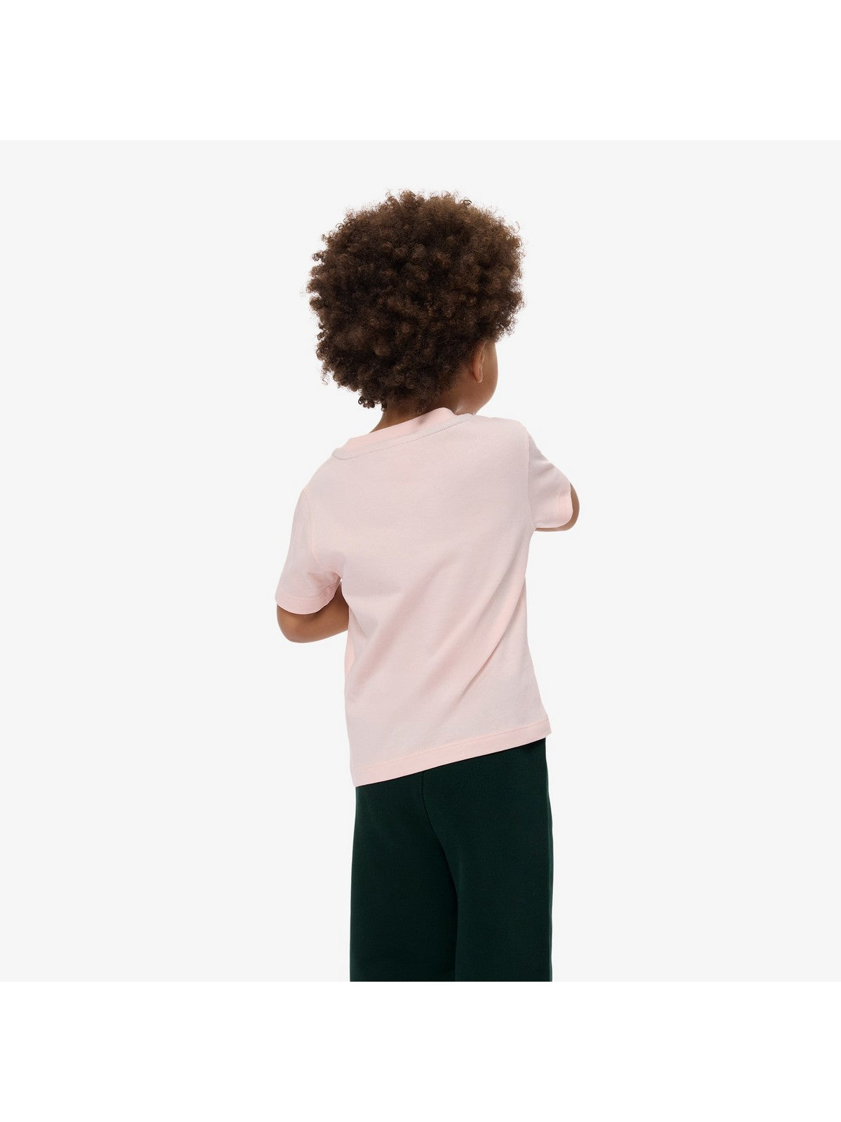 LACOSTE KIDS T-shirt Unisex bambino LCB CORE TEE 847025 AL5 Rosa gioboutiqueweb