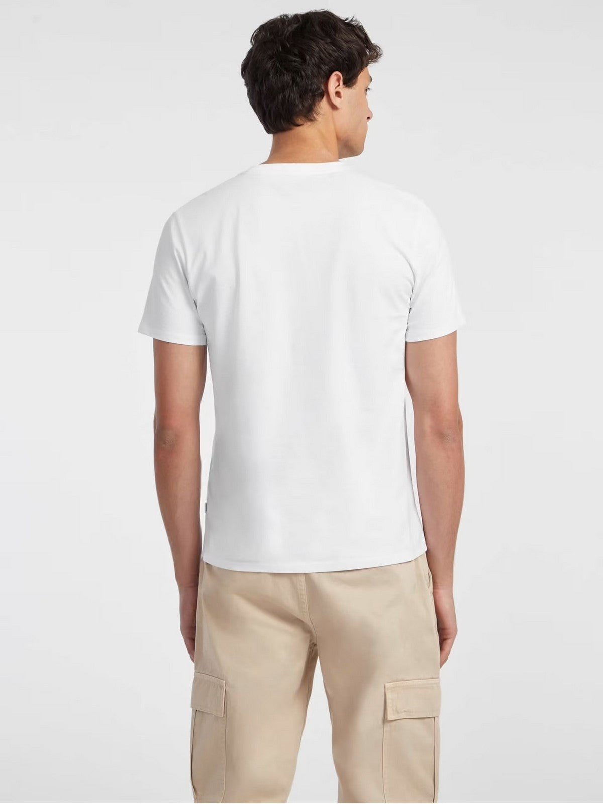 GUESS T-shirt Uomo GJ SS CN SLIM AMERICAN TR TEE M4YI55 K8HM0 G011 PURE WHITE gioboutiqueweb