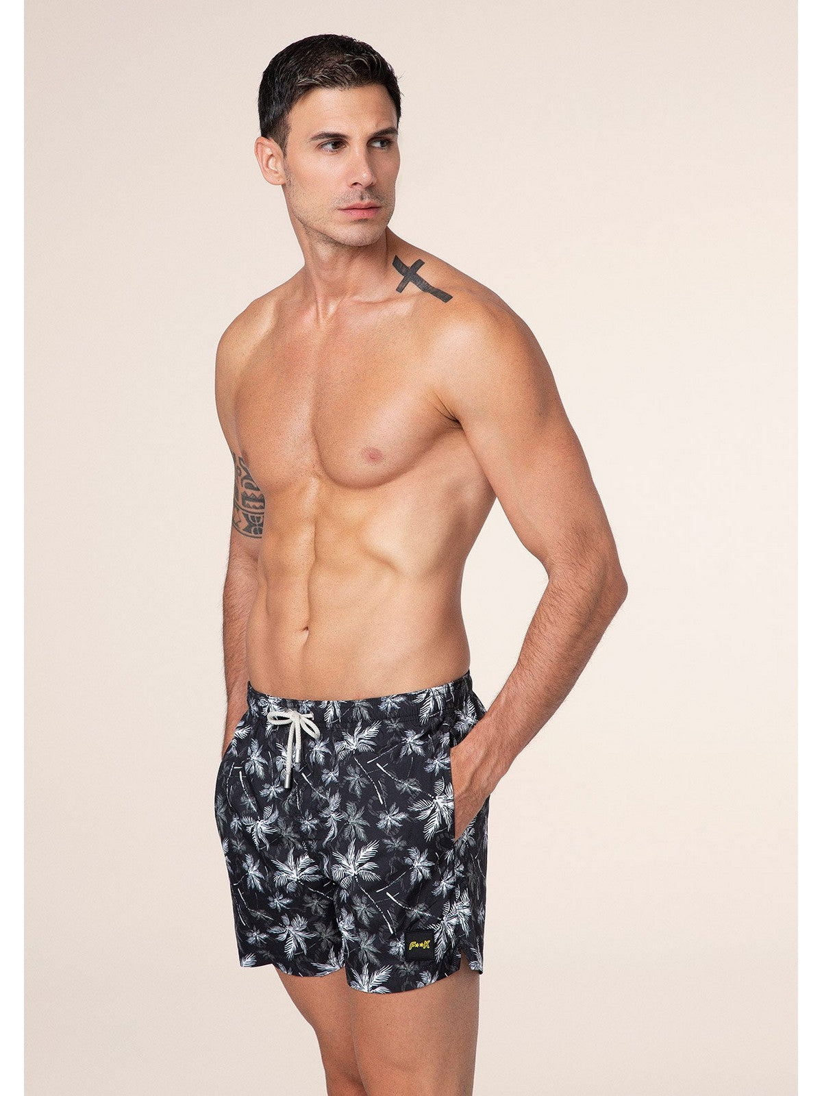 F**K Costume da bagno Uomo FK25-M03BA30X02 Nero