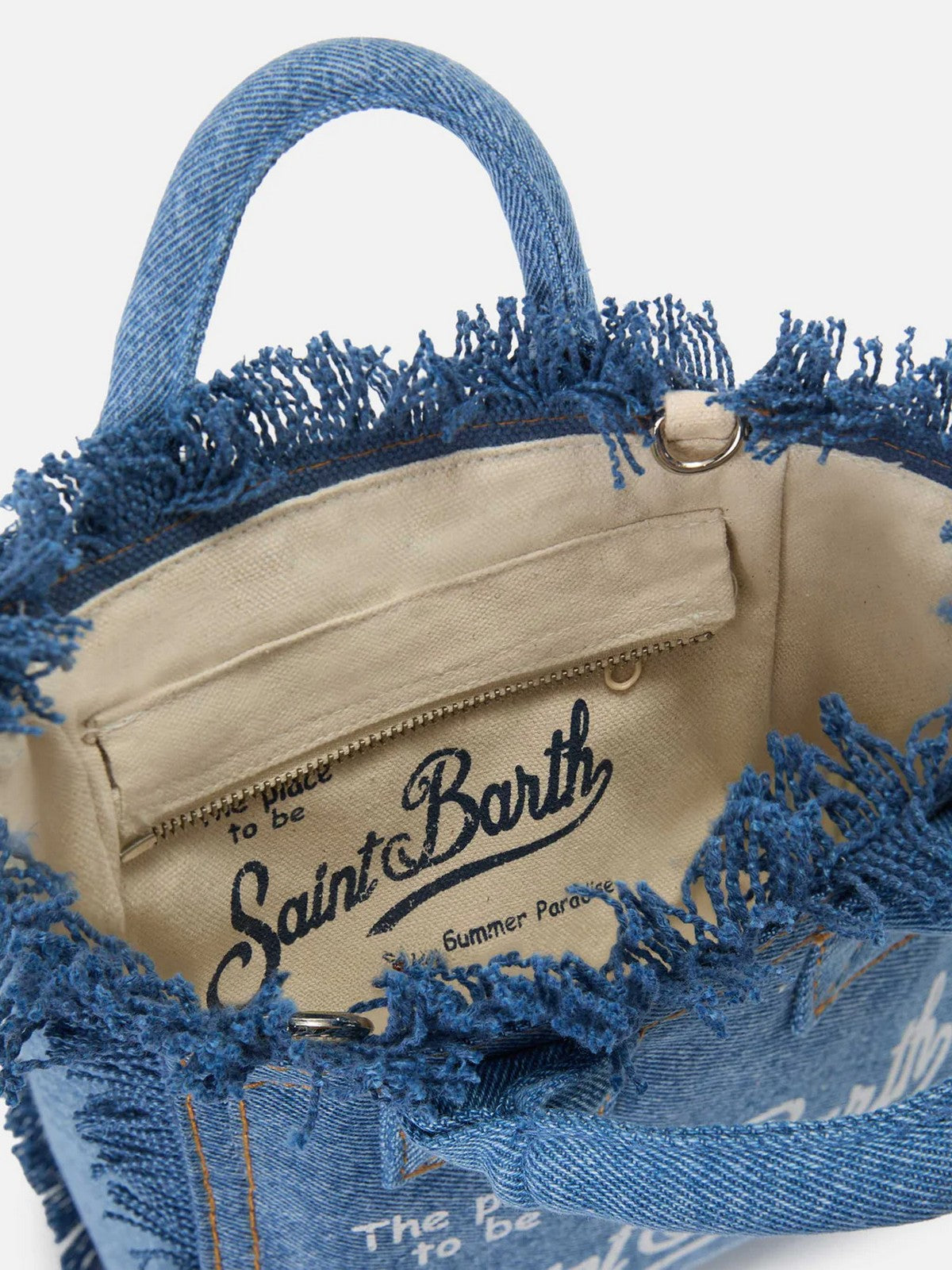 MC2 SAINT BARTH Borsa Donna VANITY MINI 00009L DENIM gioboutiqueweb
