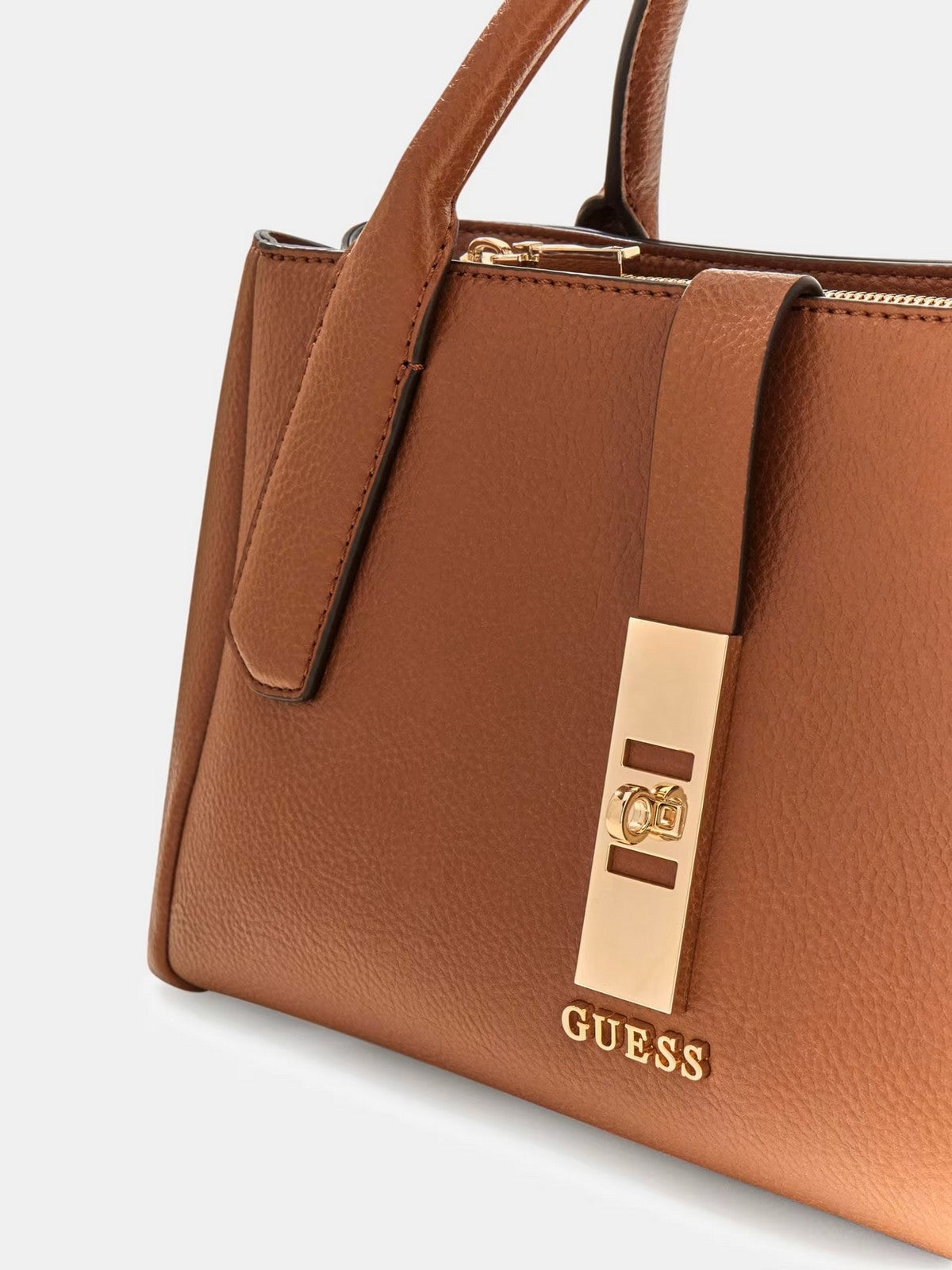 GUESS Borsa Donna BROOKE HIGH SOCIETY SATCHEL HWBG98 97060 COG COGNAC