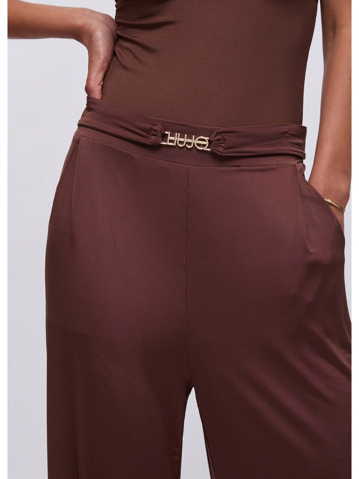 LIU JO BEACHWEAR Pantalone Donna VA6157J3888 91118 TERRA gioboutiqueweb