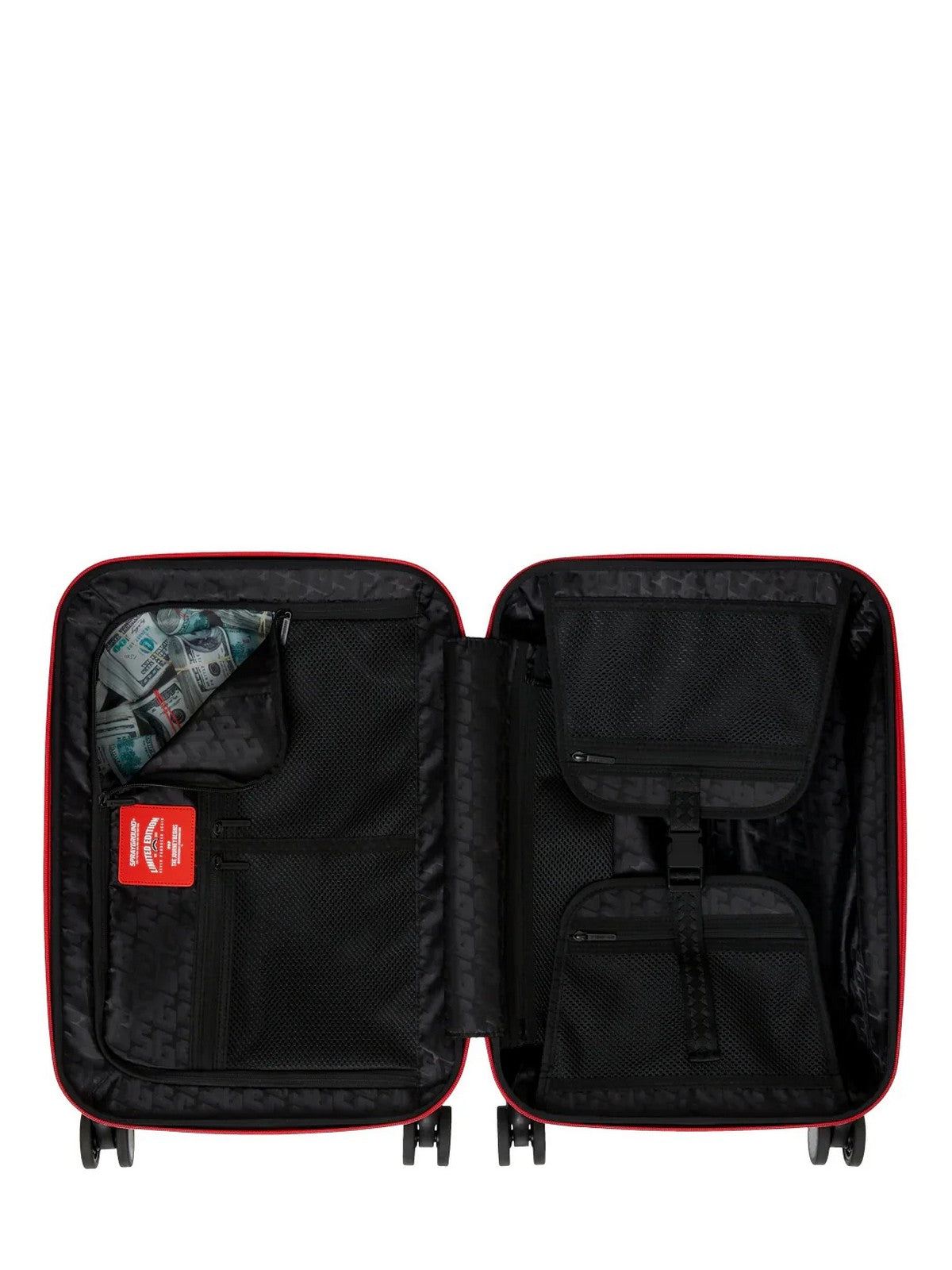 SPRAYGROUND Valigie e Trolley Uomo PRINTED ZIPPER SHARK CARRY-ON LUGGAGE 910CL273NSZ Nero