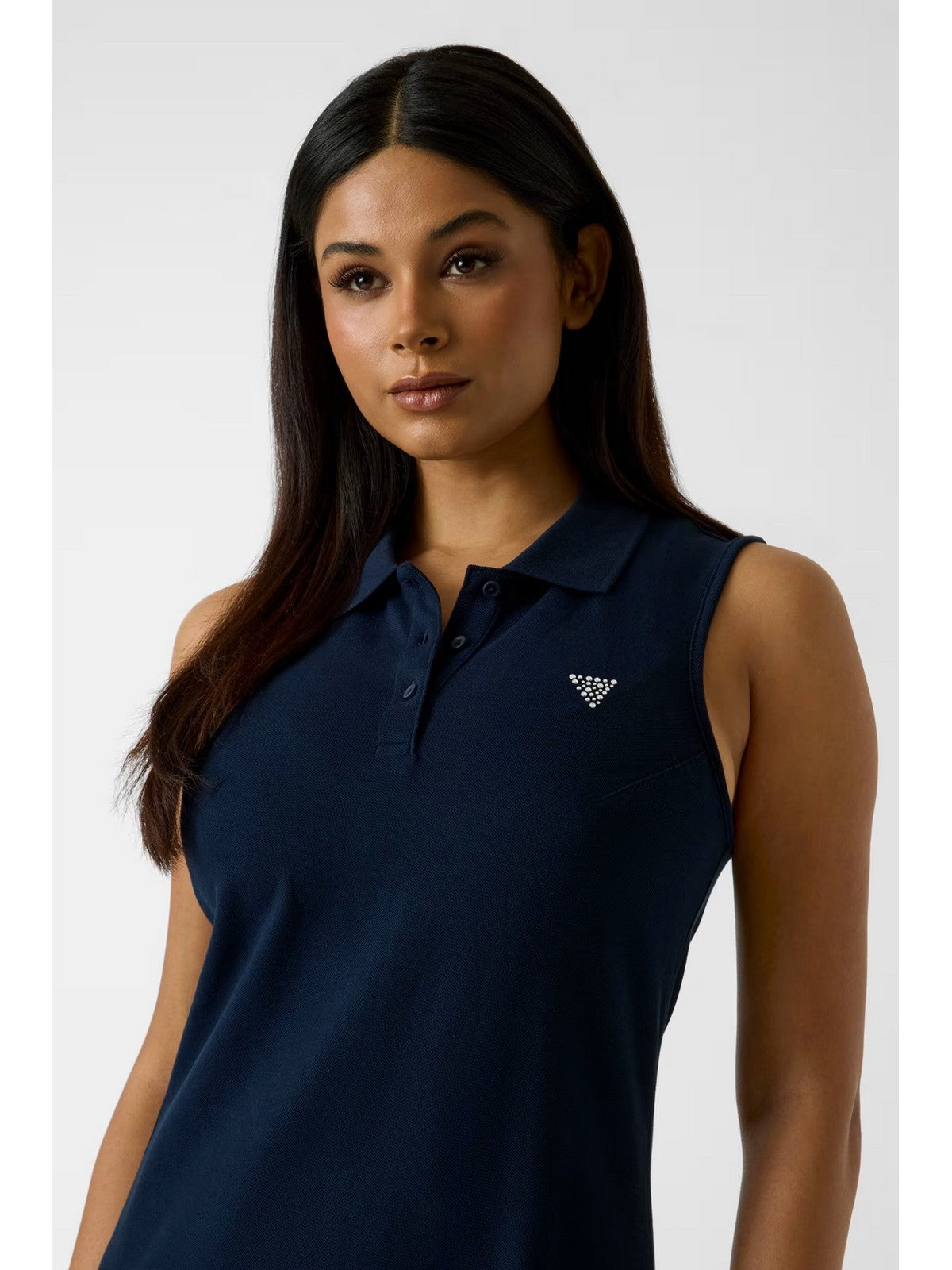GUESS SPORT Abito Donna SILVY SS POLO DRESS V6GK09 K3152 A71W DARING OCEAN gioboutiqueweb