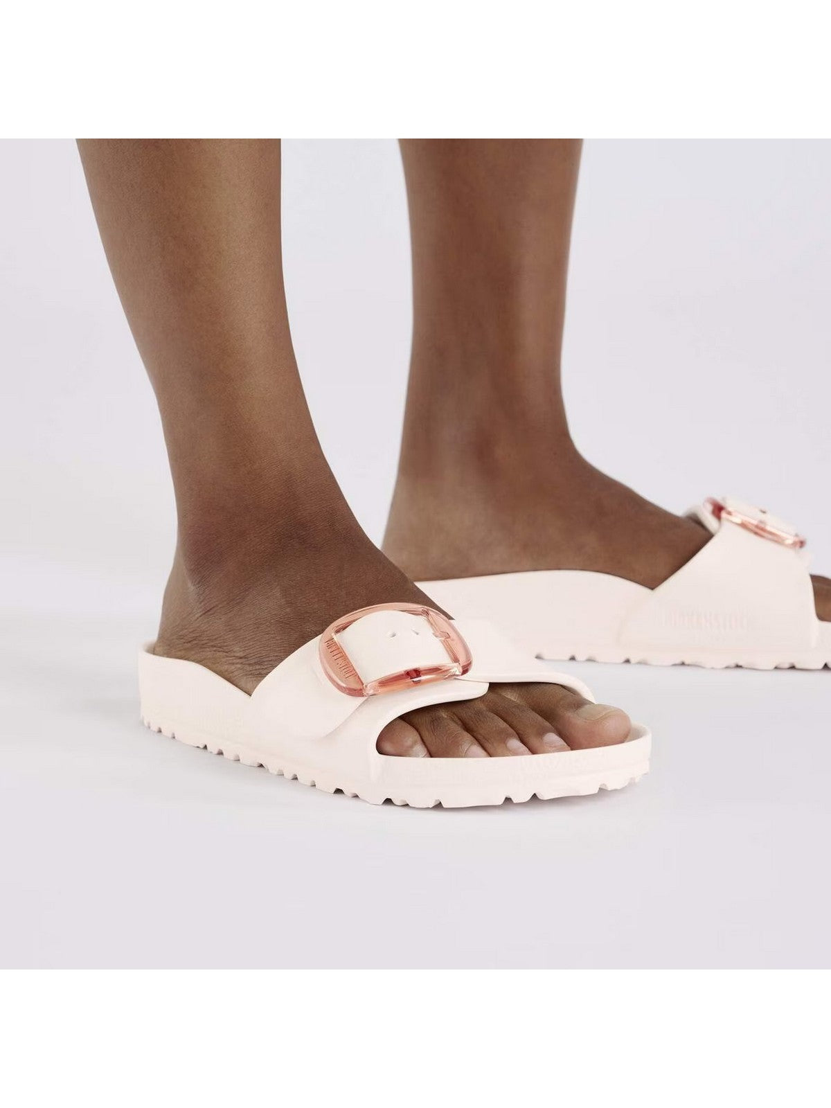 BIRKENSTOCK Sandalo Unisex adulto Madrid Big Buckle EVA light rose, EVA 1029632 LIGHT ROSE gioboutiqueweb