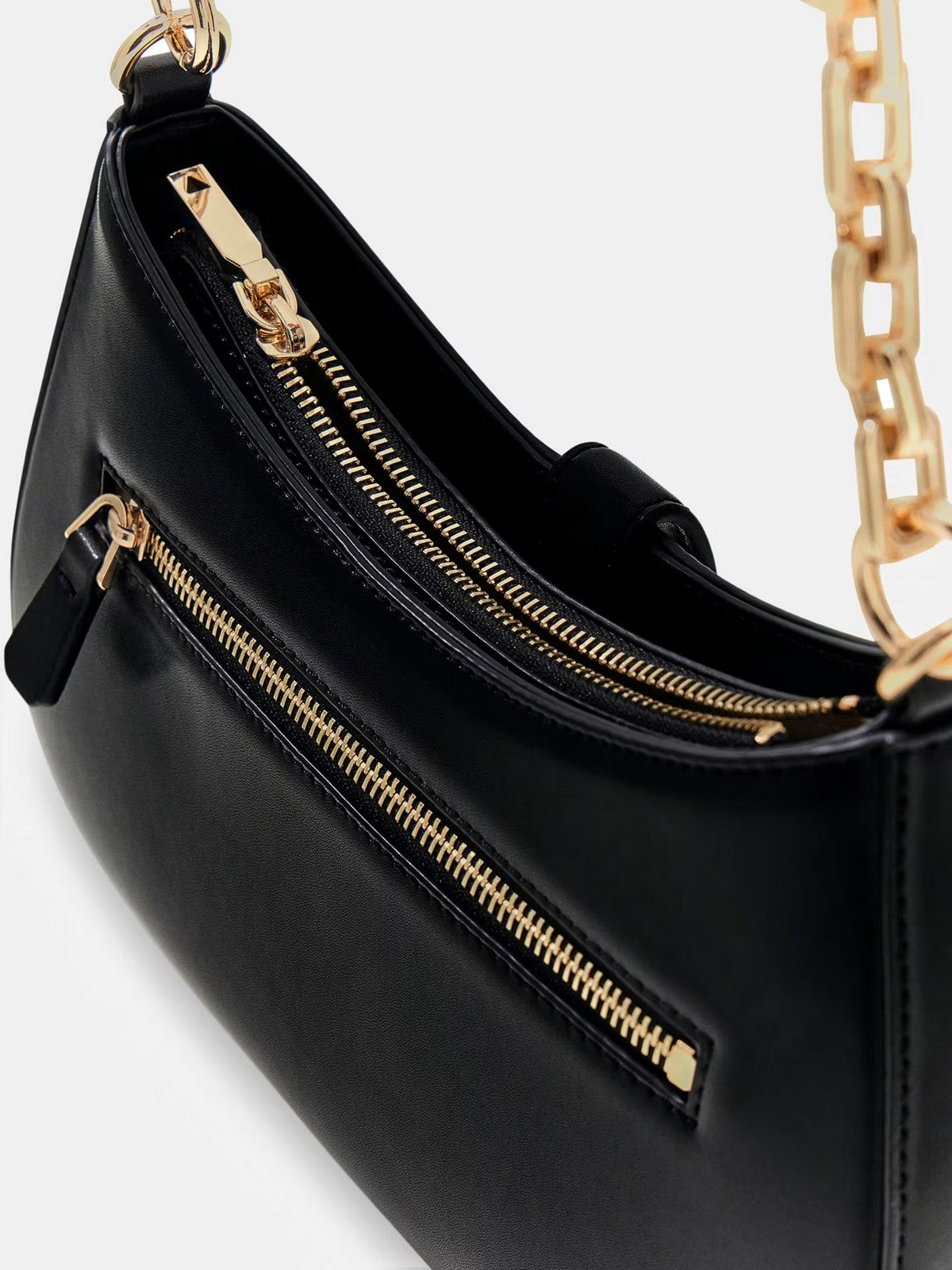 GUESS Borsa Donna CARRIE TOP ZIP SHOULDER BAG HWVG98 96180 BLA BLACK gioboutiqueweb