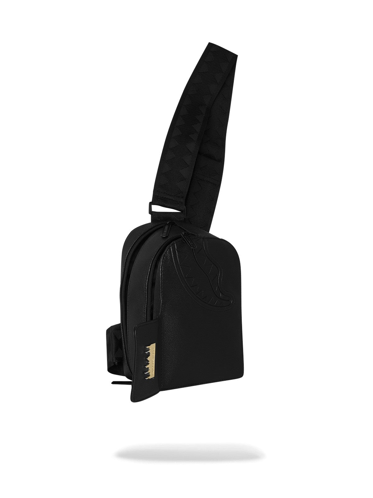 SPRAYGROUND Tracolla Unisex adulto GOLD BRICK LUX BACKPACK SLING 910B9042NSZ Nero gioboutiqueweb