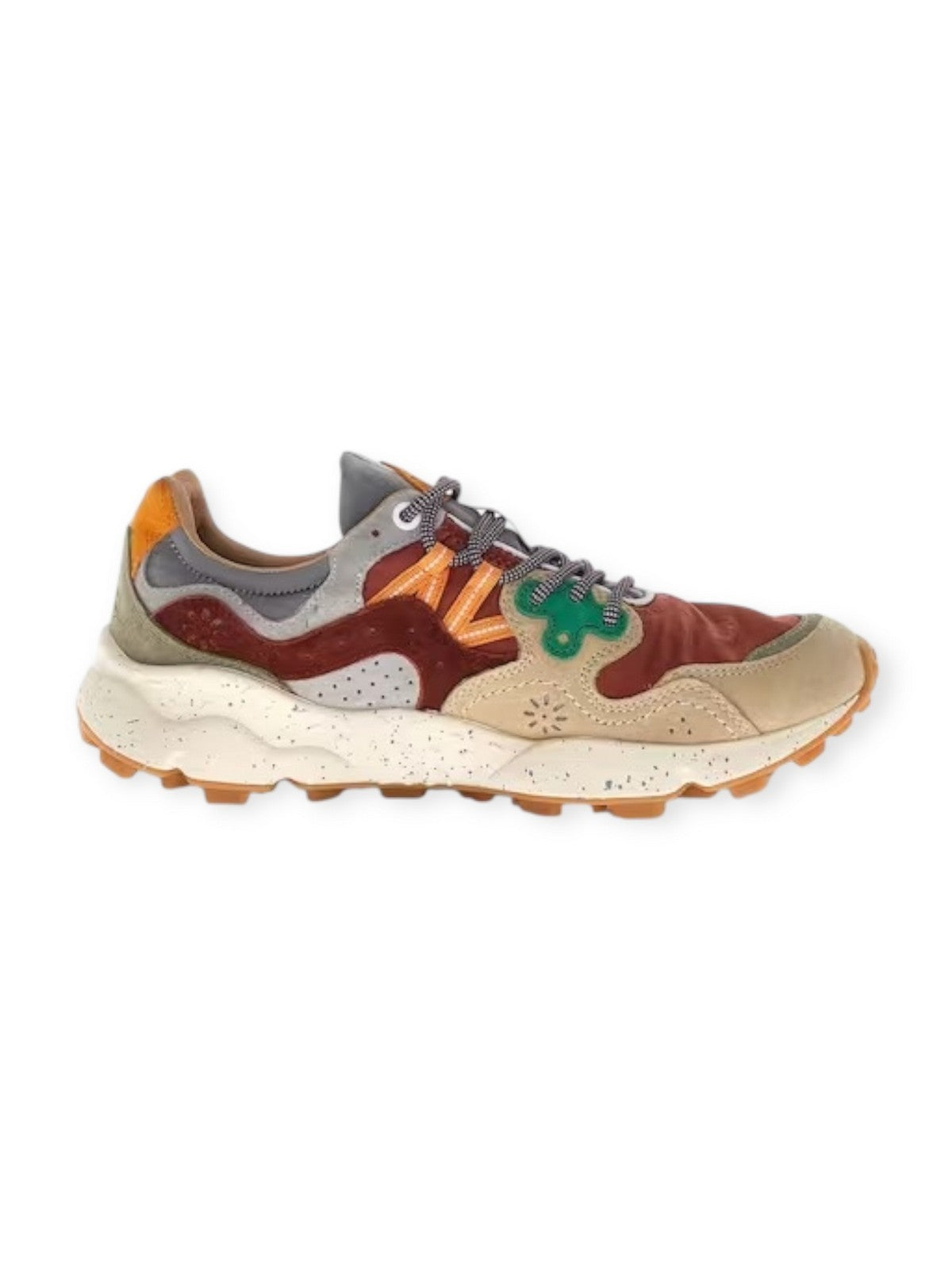 FLOWER MOUNTAIN Sneaker Donna YAMANO 3 UNI 2017818-01-2C49 BEIGE-RUST-GREY
