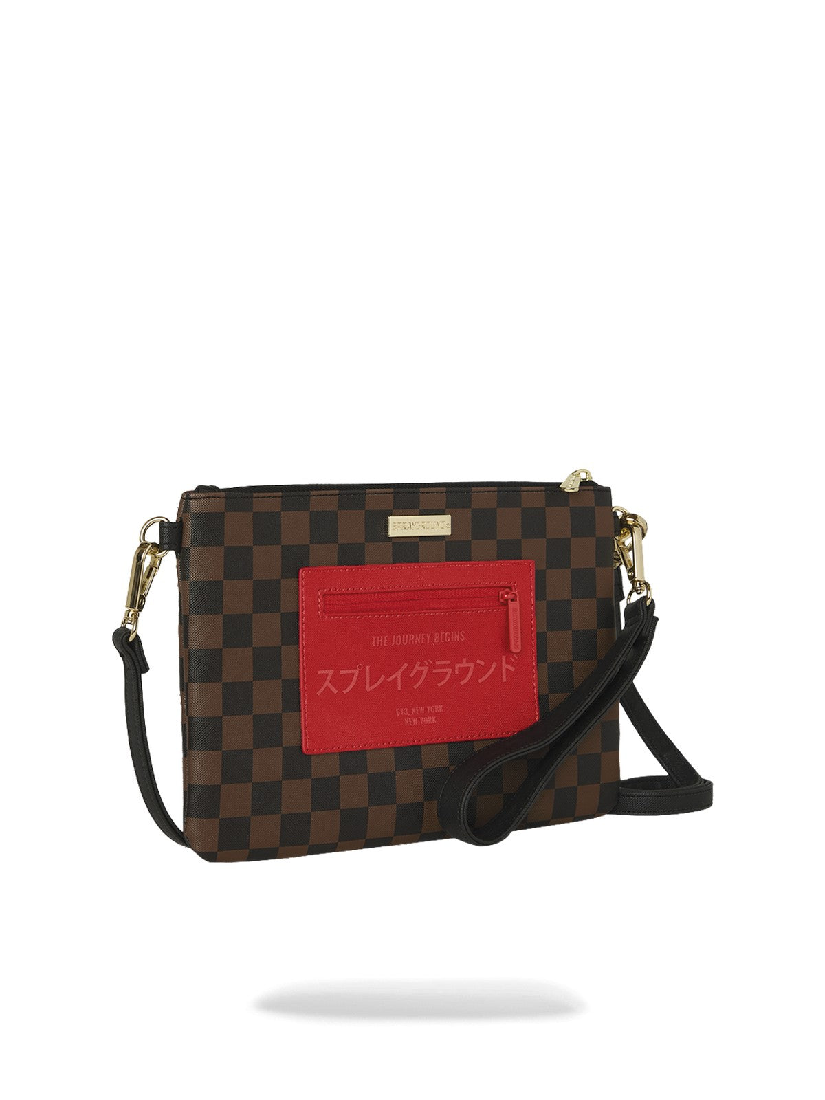 SPRAYGROUND Pochette Unisex adulto RED REDEMPTION CROSSBODY POUCHETTE 910B8900NSZ Marrone gioboutiqueweb