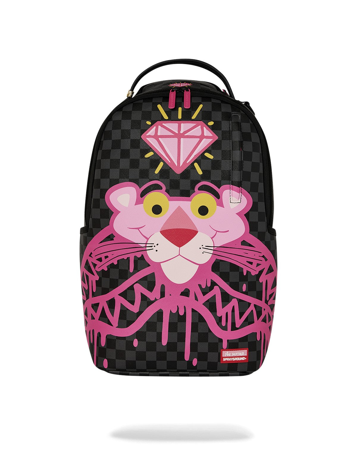 SPRAYGROUND Zaino Unisex adulto PINK PANTHER DRIPPY DIAMONDS DLXSV BACKPACK 910B8790NSZ Nero gioboutiqueweb