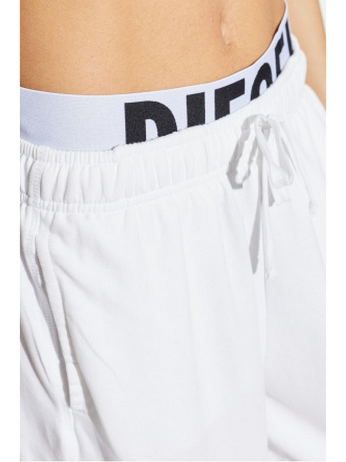 DIESEL Pantalone Donna LESLIE-D-POP PANTALONI A20876 0IKBJ 100 100 - WHITE gioboutiqueweb