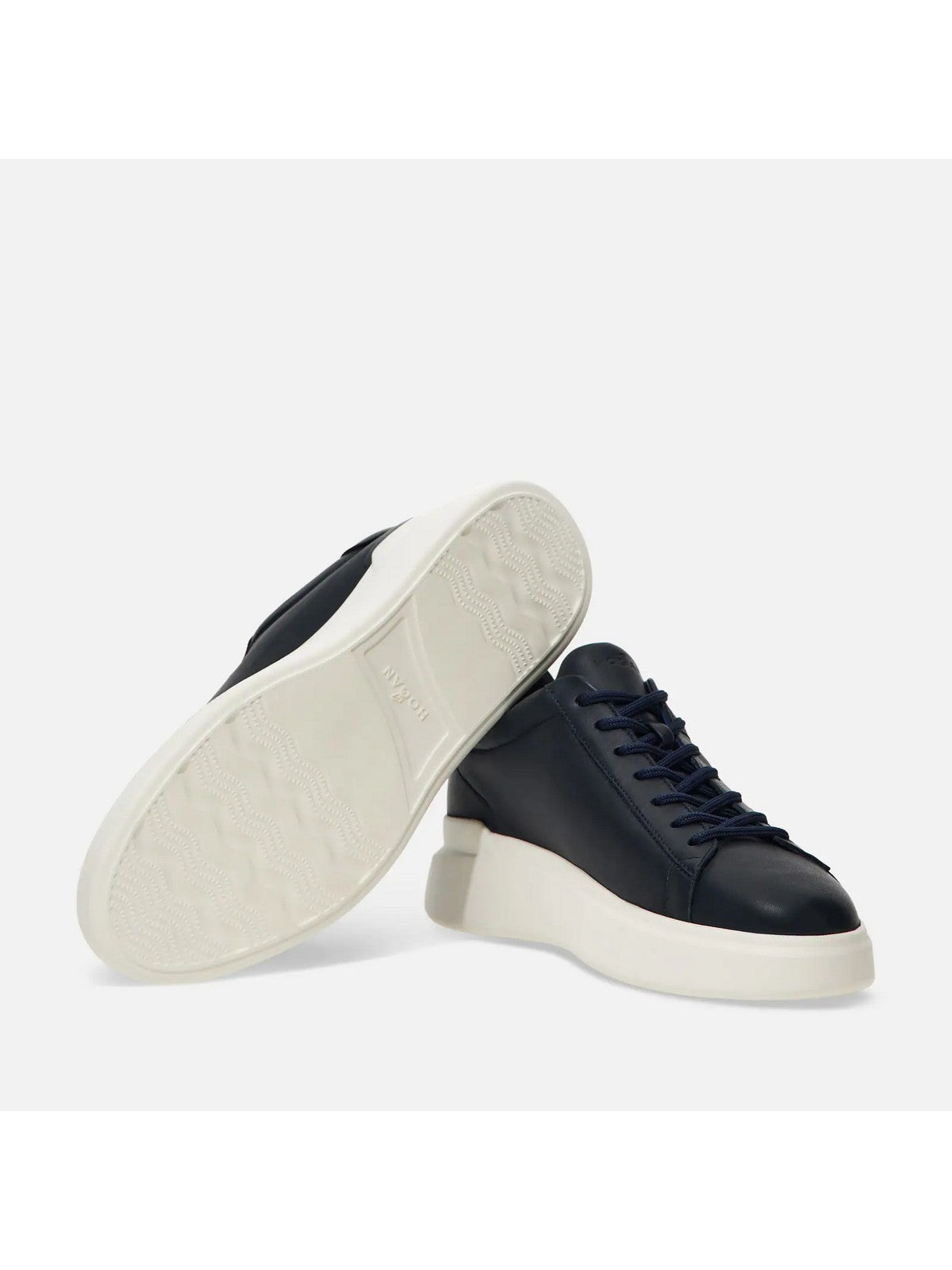 HOGAN Sneaker Uomo H580 ALLACCIATO H PROFILO HXM5800DV42LE9U805 NOTTE gioboutiqueweb