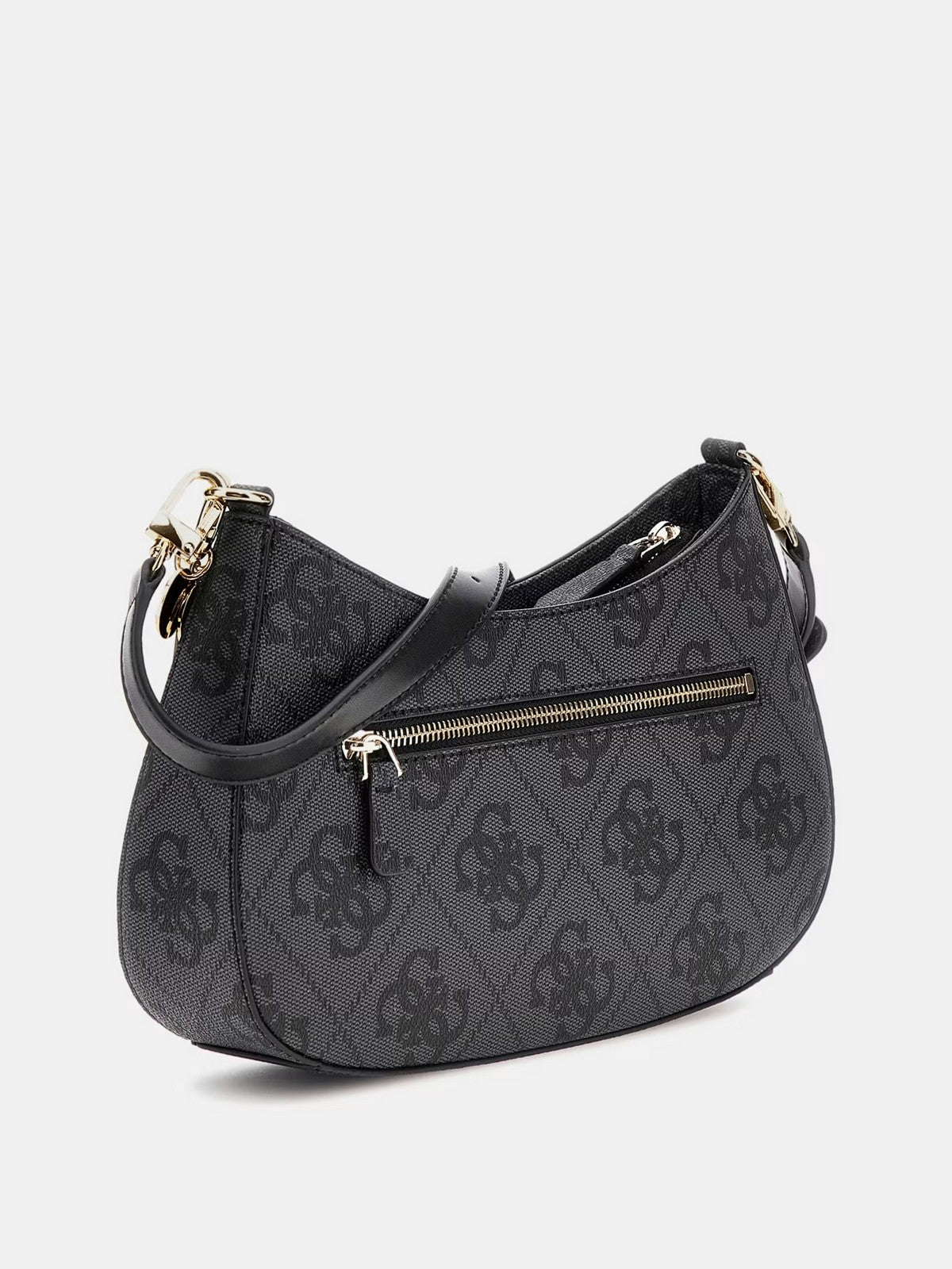 GUESS Borsa Donna NOELLE II TOP ZIP SHOULDER BAG HWOS96 72180 CLO COAL LOGO
