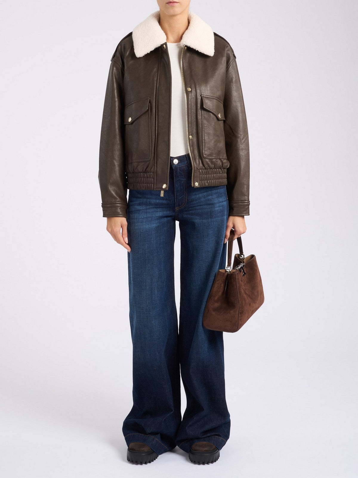 MICHAEL KORS Giubbino Donna 77A1487M52 208 CHOCOLATE