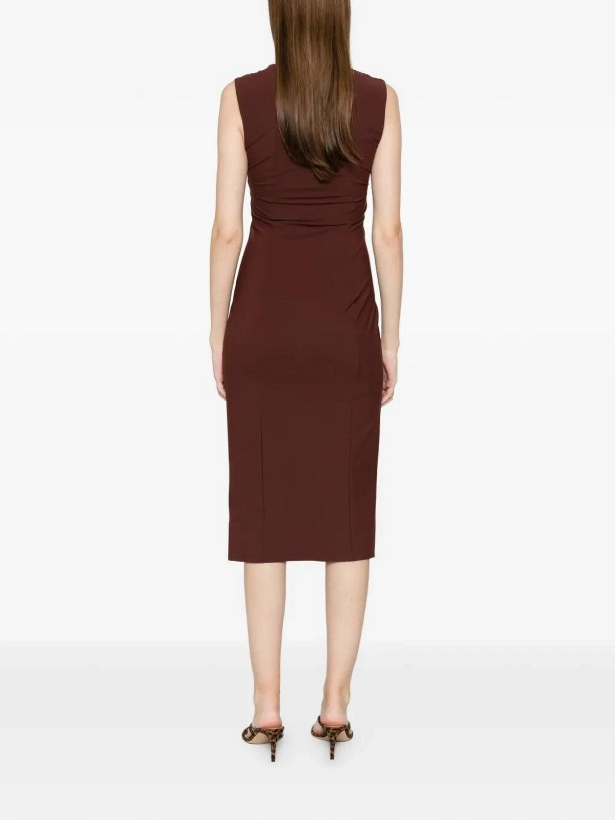 PATRIZIA PEPE Abito Donna 2A3010 JZ26 B887 WOOD BROWN gioboutiqueweb