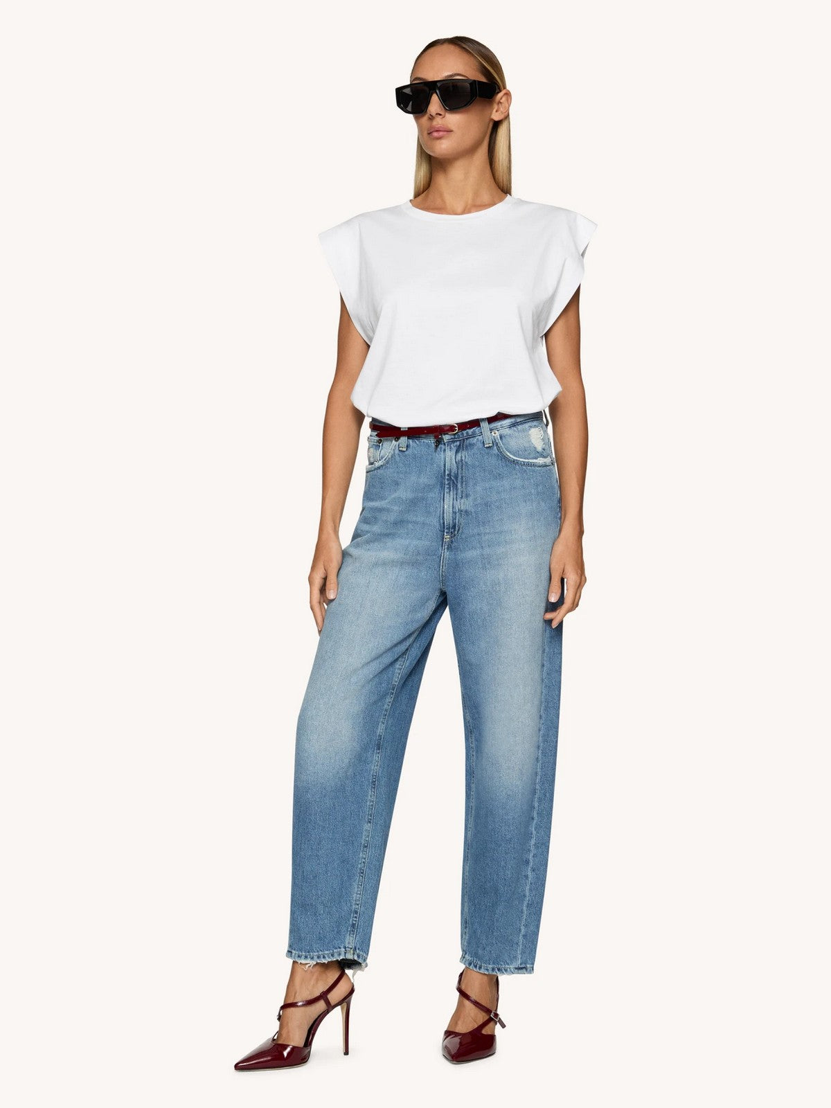 DONDUP Jeans Donna Bessie DP784 DF0290D IP5 800 Blu gioboutiqueweb