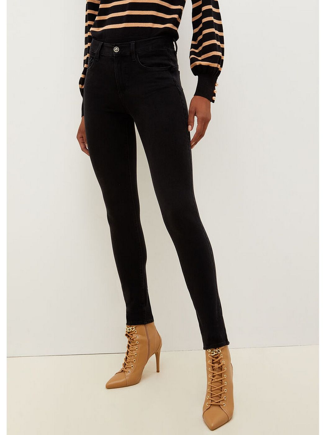LIU JO BLUE DENIM Jeans Donna UXX037D4199 87174 Nero gioboutiqueweb