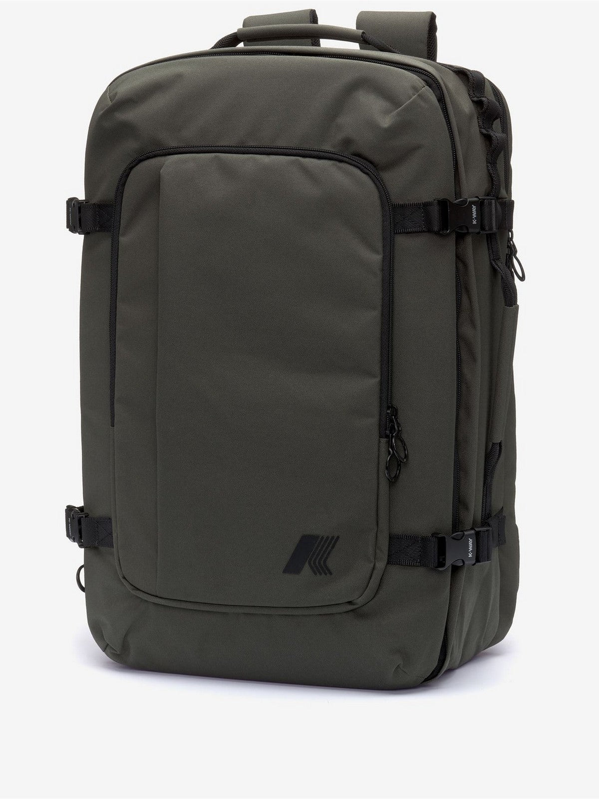 K-WAY Zaino Unisex adulto SALOME K5123WW WMR GREEN BLACKISH gioboutiqueweb