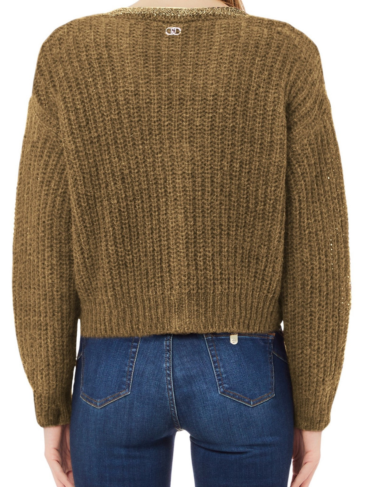 LIU JO WHITE Cardigan Donna WF4529MAG71 81029 Marrone gioboutiqueweb