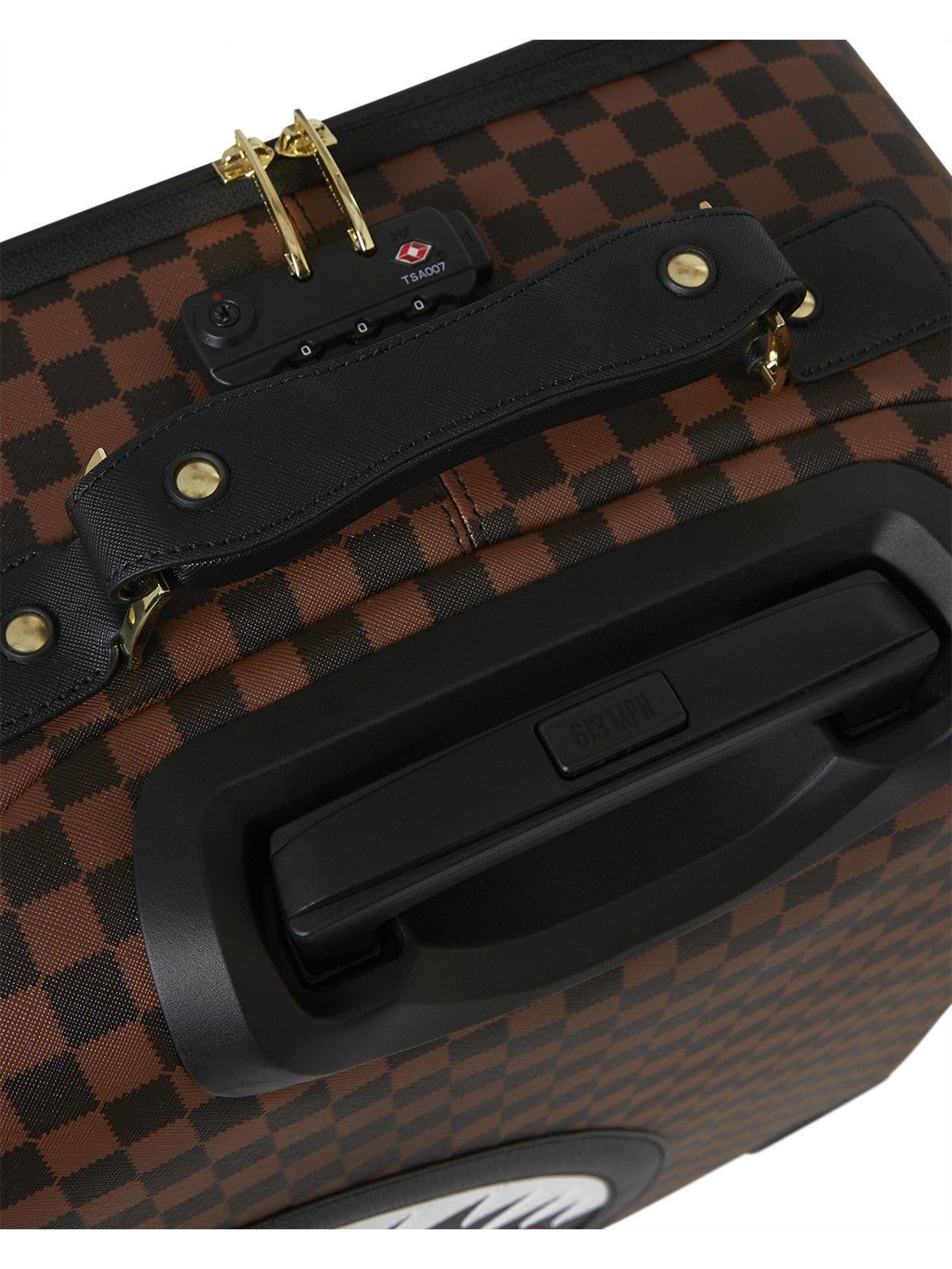 SPRAYGROUND Valigie e Trolley Uomo SAWTOOTH SHARKS IN PARIS CARRY-ON LUGGAGE 910CL270NSZ MARRONE gioboutiqueweb