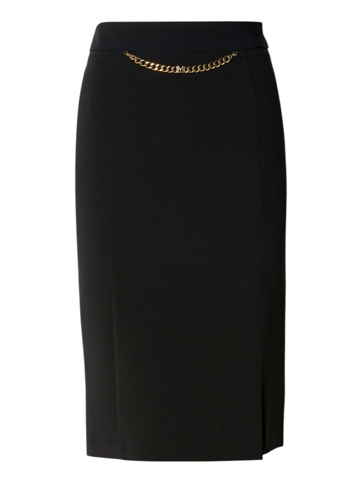 MARCIANO Gonna Donna ELLA W/CHAIN MIDI SKIRT 5YGD07 7357A JBLK Jet Black A996