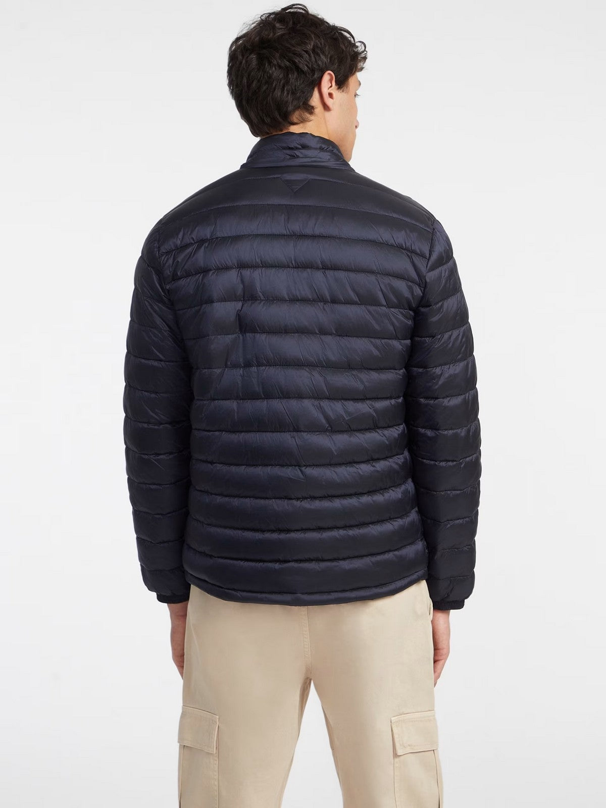 GUESS Piumino Uomo GJ HOODED PUFFER M4YL99 WG922 A71W Blu gioboutiqueweb