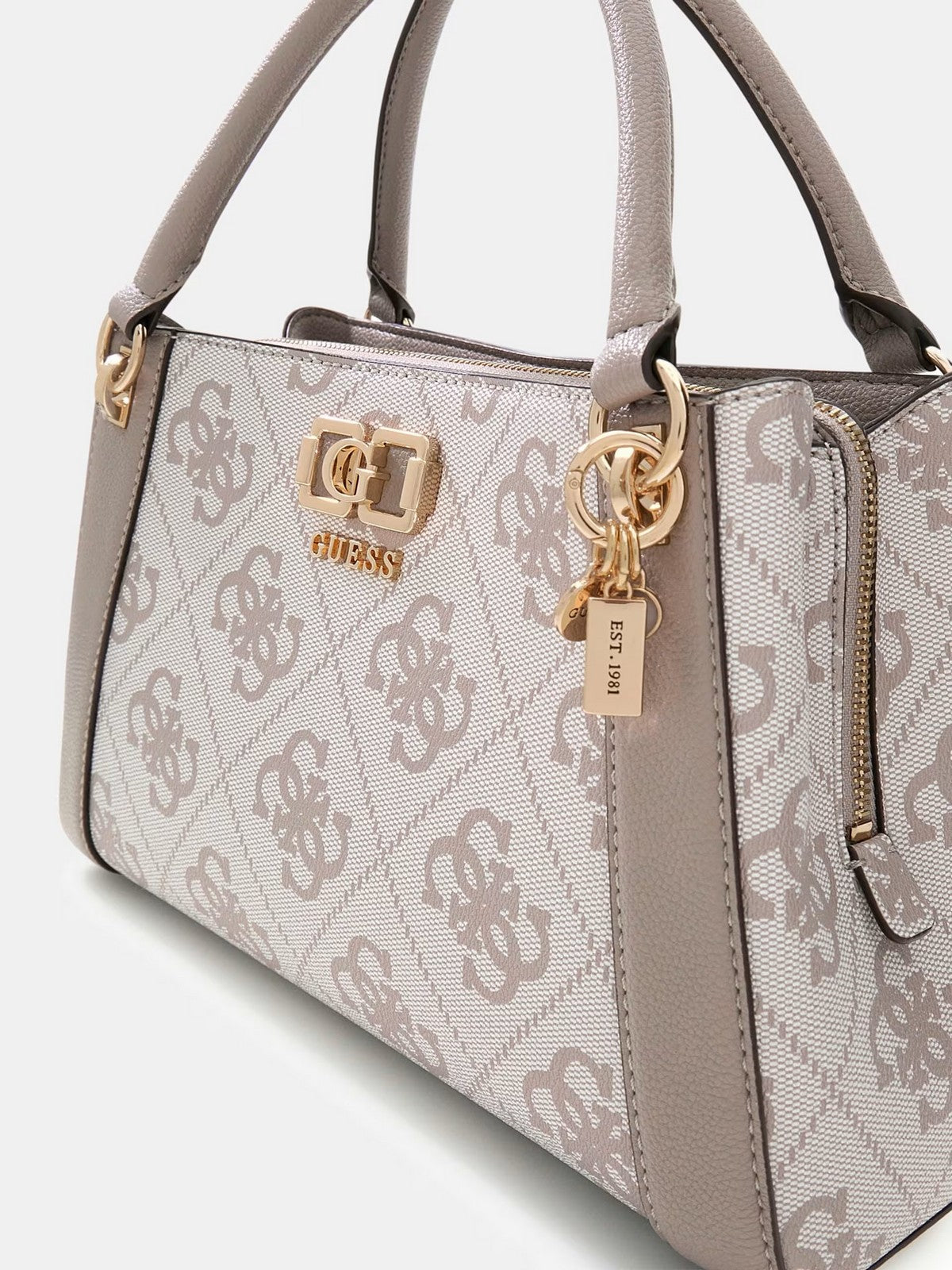 GUESS Borsa Donna KARNILLA LOGO GFRIEND SATHEL HWOS99 01060 DKO DARK TAUPE LOGO