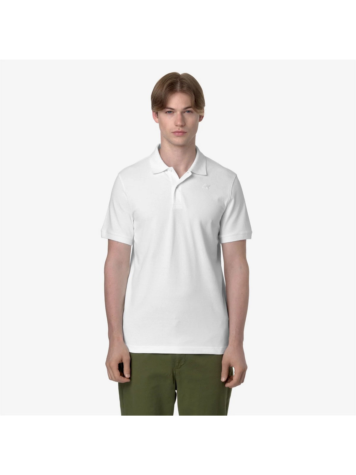 K-WAY Polo Uomo AMEDEE PIQUE K5127BW 001 WHITE