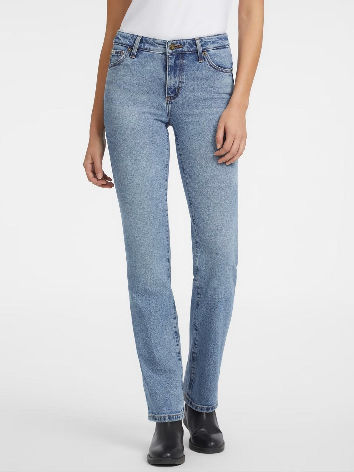 GUESS Jeans Donna GJ G08 MID RISE STRAIGHT W4YA98 D5CC5 GJLV GJ LIGHT VINTAGE WAS