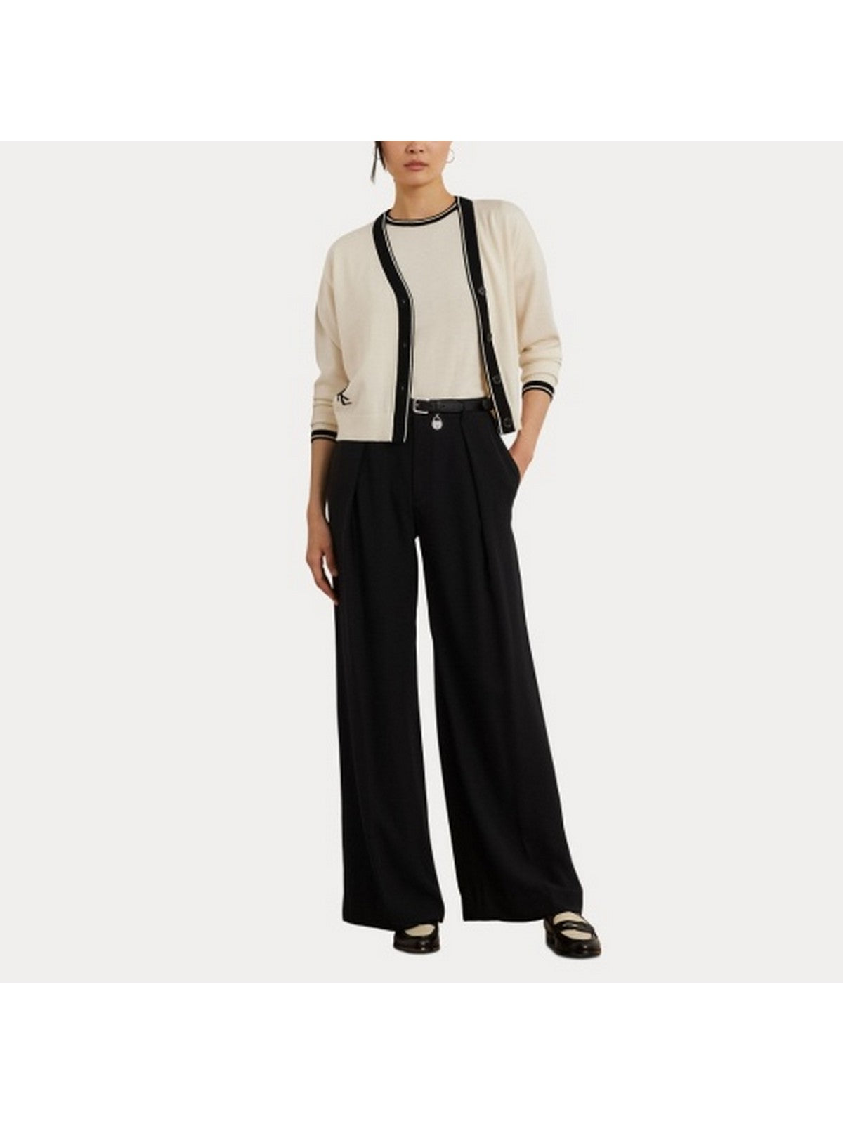 LAUREN RALPH LAUREN Cardigan Donna CADINA 200963660 001 Beige gioboutiqueweb