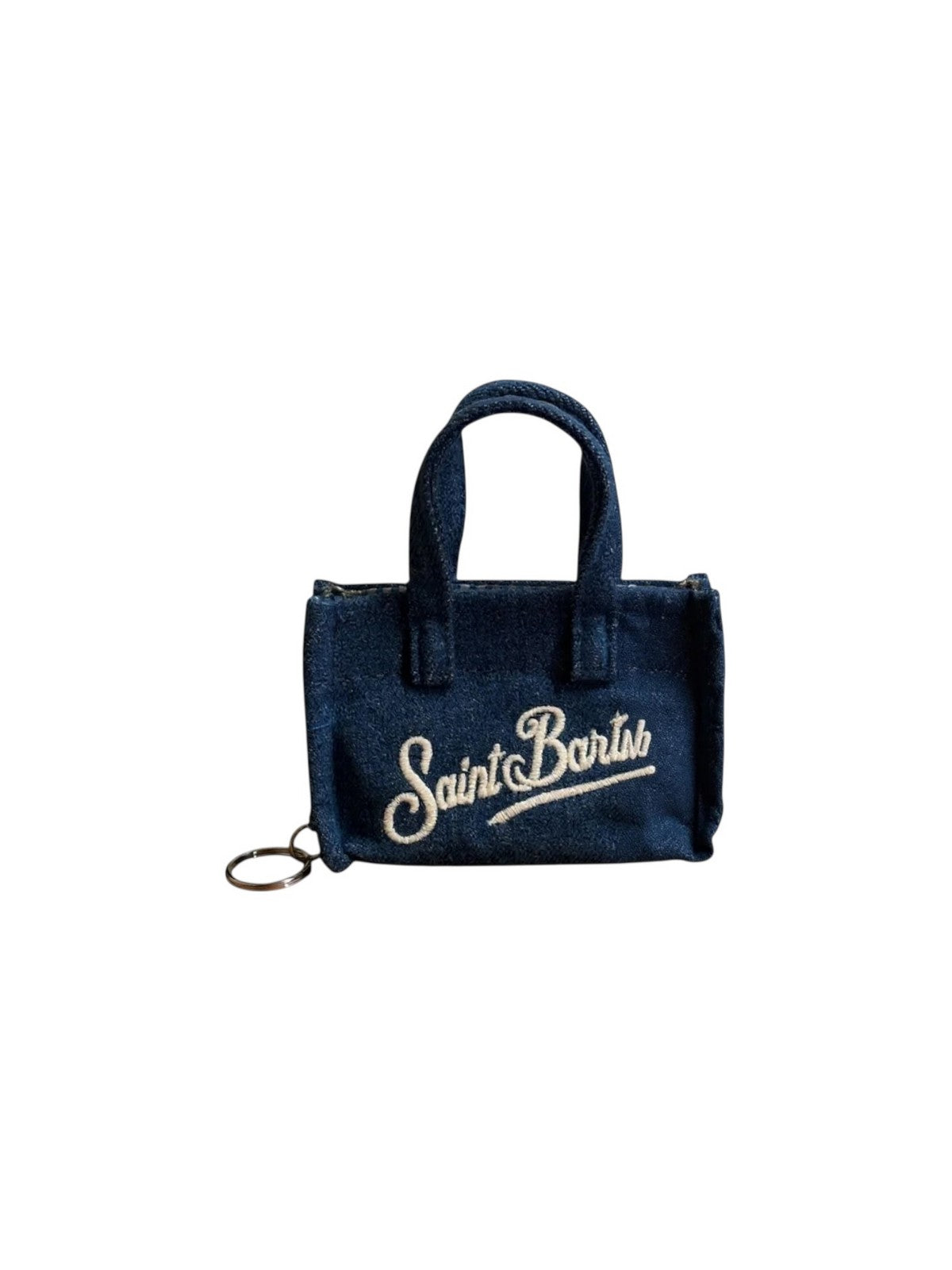 MC2 SAINT BARTH Portachiavi Donna KEY BAG DENIM 00436L DENIM EMB gioboutiqueweb