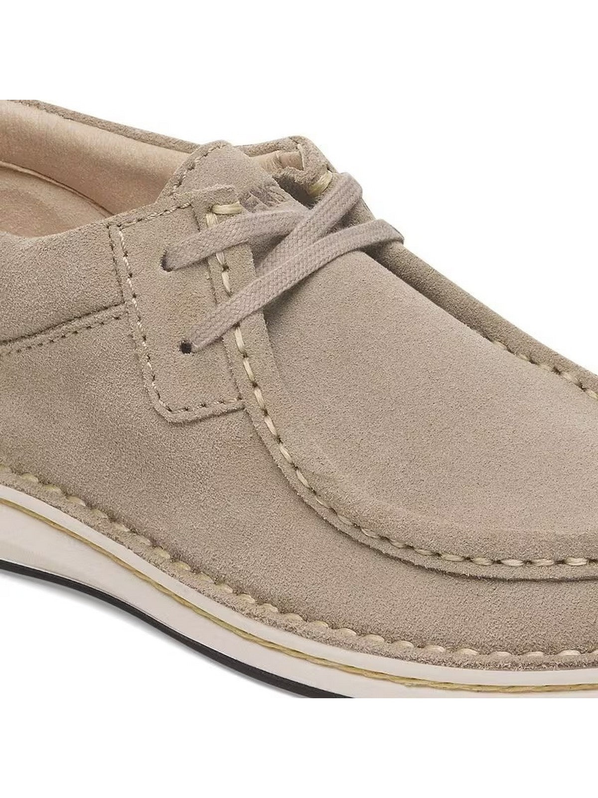 BIRKENSTOCK Mocassino Uomo Pasadena N taupe, Suede Leather 1029671 Beige gioboutiqueweb